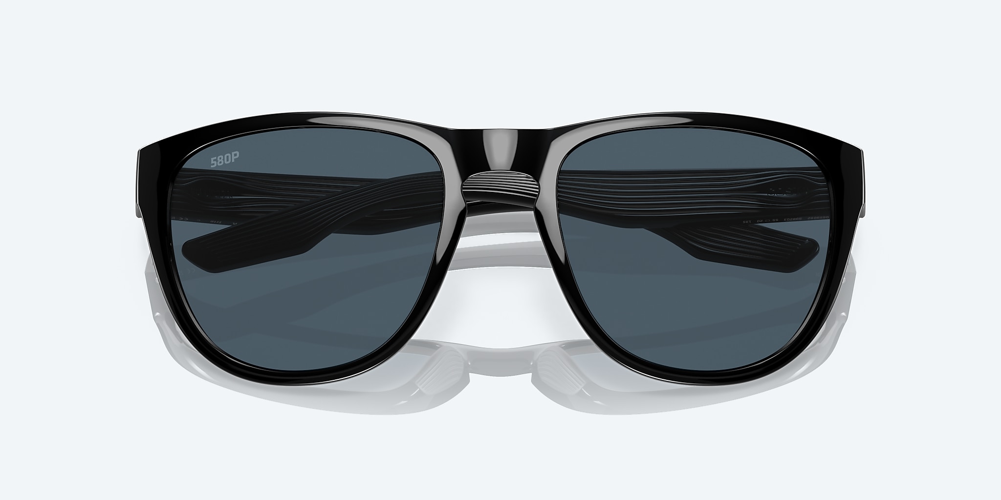 Sunglasses Costa Irie XL (55-20) with Gray lens and Black frame Image 5 of 7 Sunglasses Costa Irie XL (55-20) with Gray lens and Black frame Image 5 of 7