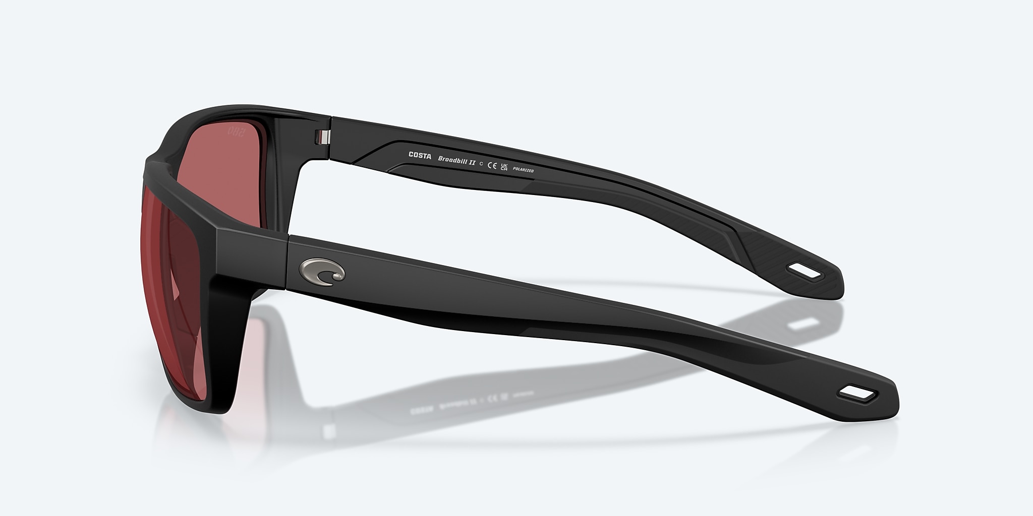 Sunglasses Costa Broadbill II L (58-15) with Rose lens and Matte Black frame Image 3 of 7 Sunglasses Costa Broadbill II L (58-15) with Rose lens and Matte Black frame Image 3 of 7