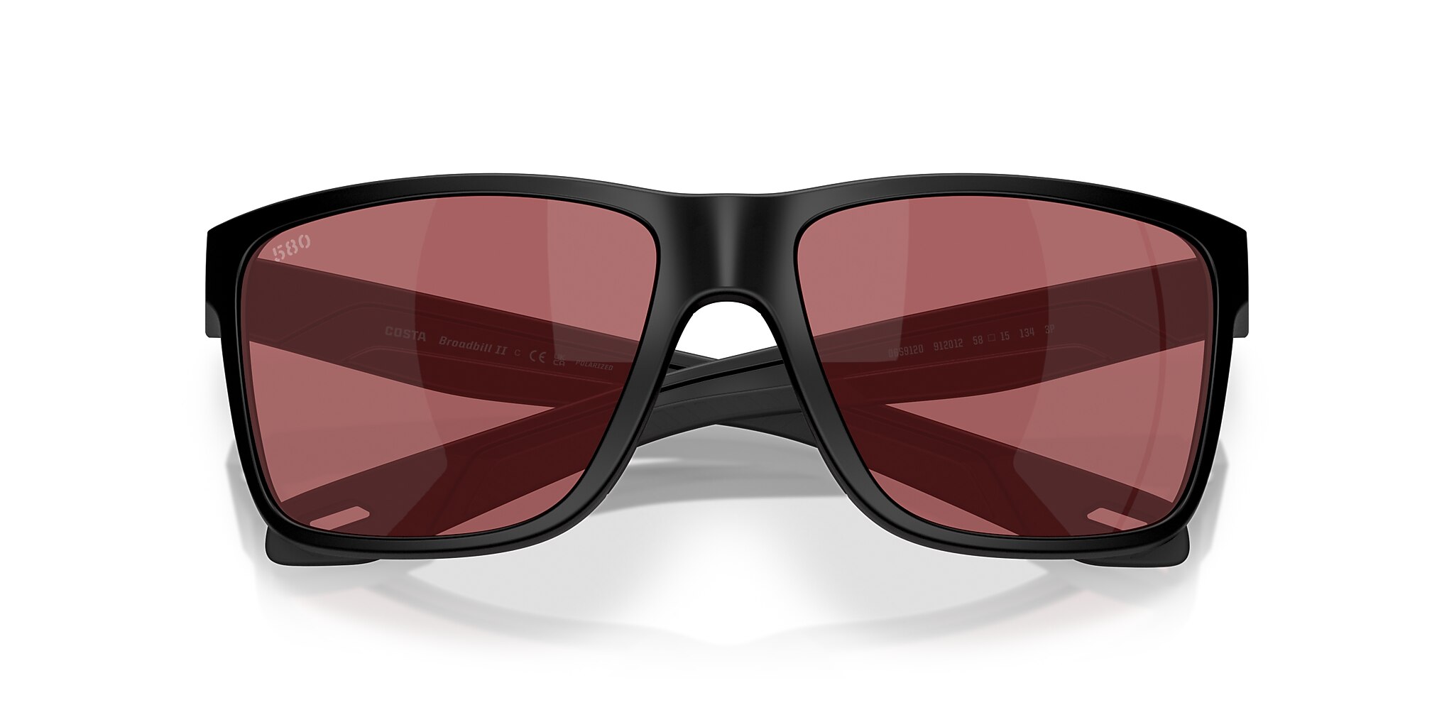 Costa Broadbill II L (58-15) with Rose lenses and Matte Black