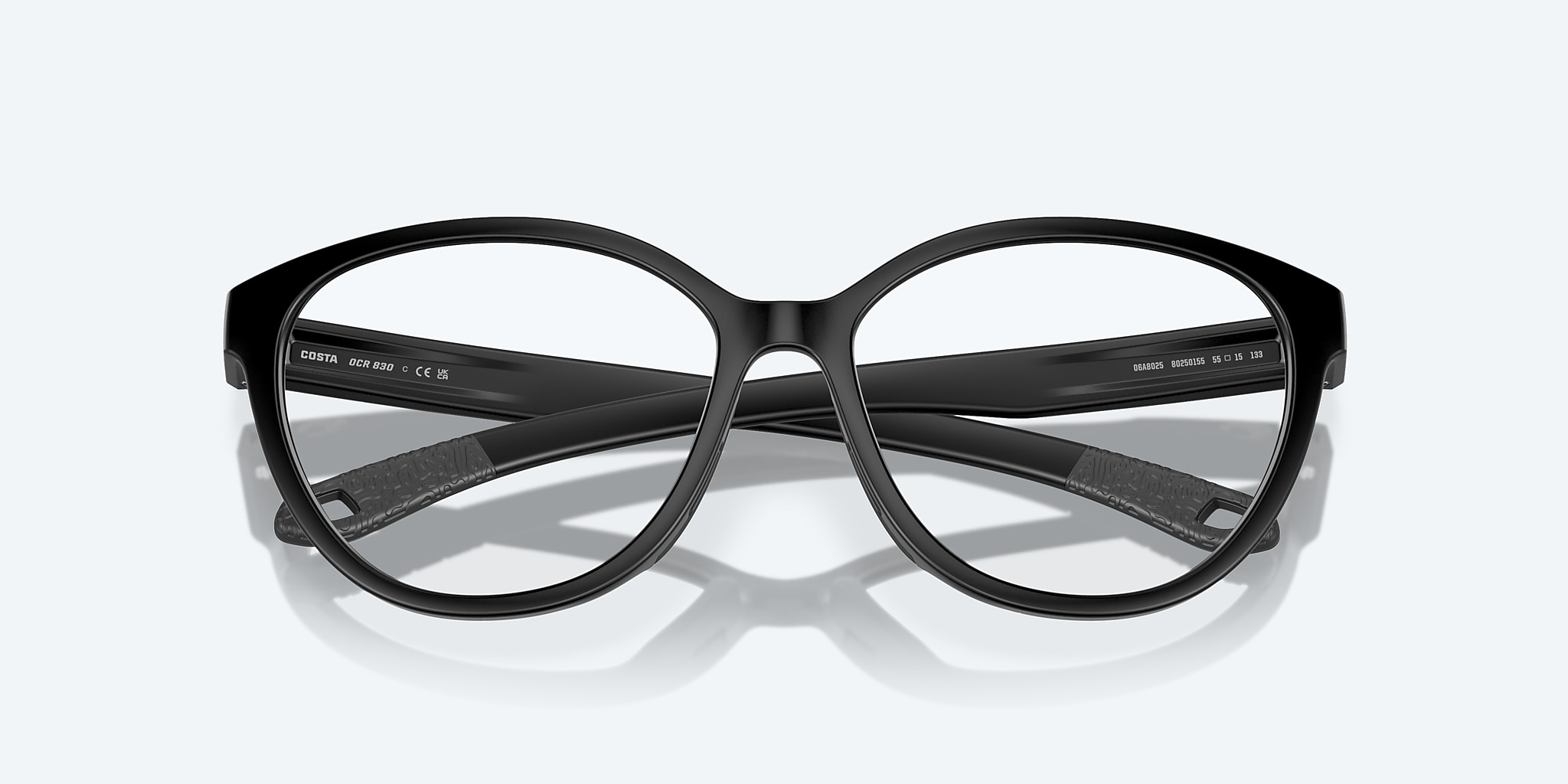 Eyeglasses Costa Ocean Ridge 830 M (53-15) with Demo Lens lens and Matte Black frame Image 5 of 7 Eyeglasses Costa Ocean Ridge 830 M (53-15) with Demo Lens lens and Matte Black frame Image 5 of 7
