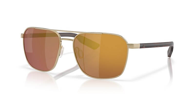 Costa Wader XL (58-16) with Gold Mirror lenses and Gold frame