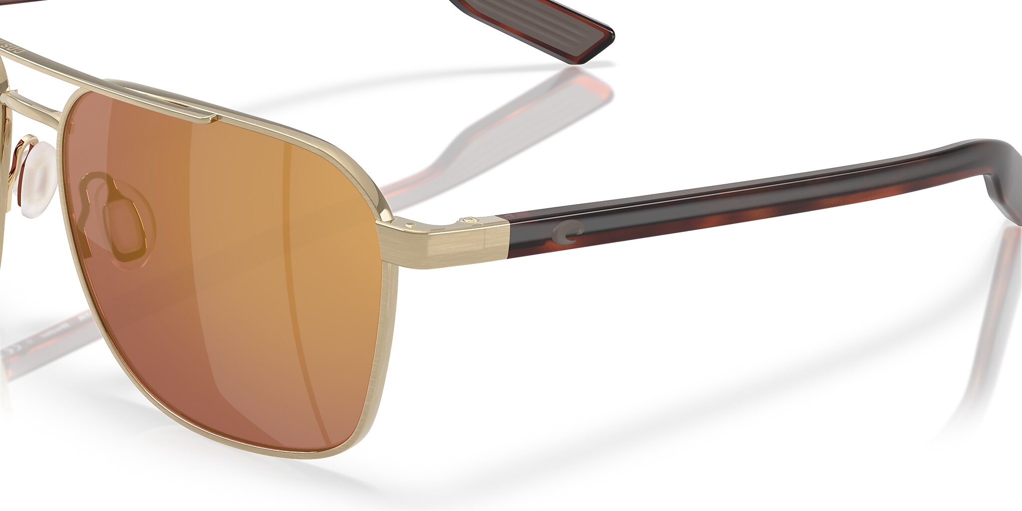 Costa Wader XL (58-16) with Gold Mirror lenses and Gold frame
