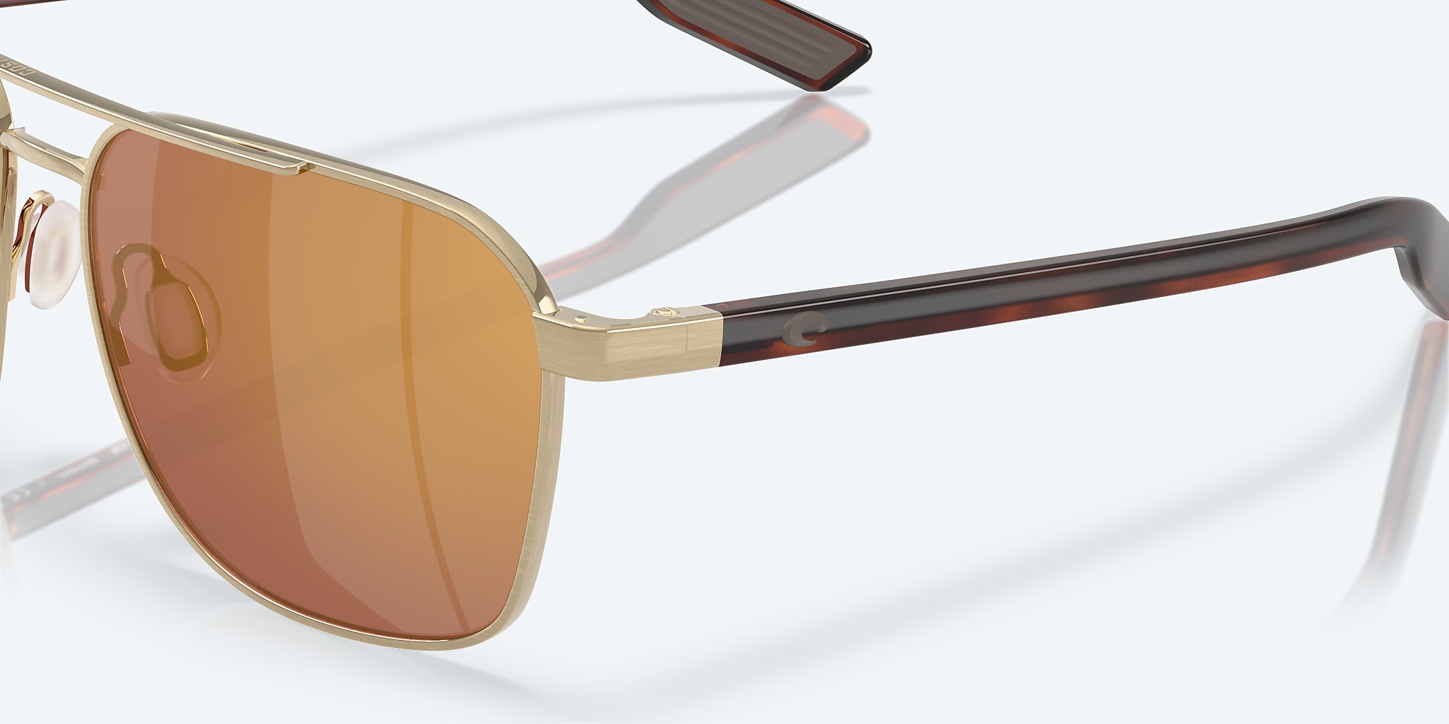 Sunglasses Costa Wader XL (58-16) with Gold Mirror lens and Gold frame Image 6 of 7 Sunglasses Costa Wader XL (58-16) with Gold Mirror lens and Gold frame Image 6 of 7