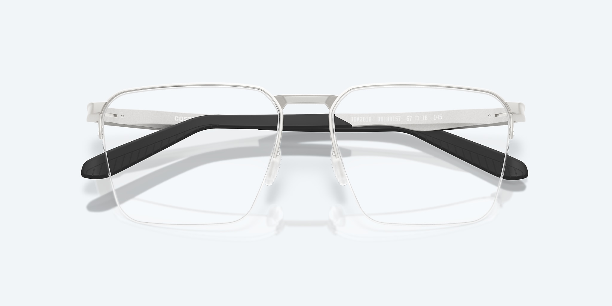 Lentes de Vista Costa Bimini Road 610 L (57-16) con Micas de Demostración lente y Plateado Satinado montura Imagen 5 de 7 Lentes de Vista Costa Bimini Road 610 L (57-16) con Micas de Demostración lente y Plateado Satinado montura Imagen 5 de 7