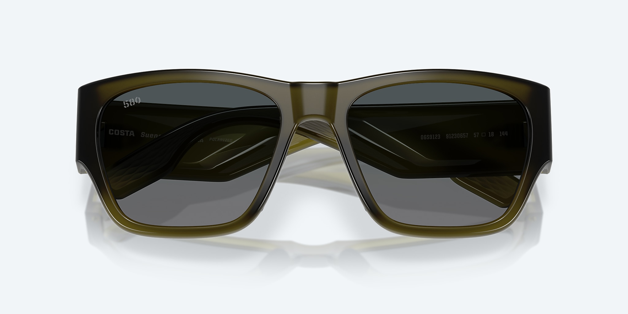 Sunglasses Costa Suenos XL (57-18) with Gray Gradient lens and Translucent Algae frame Image 5 of 7 Sunglasses Costa Suenos XL (57-18) with Gray Gradient lens and Translucent Algae frame Image 5 of 7