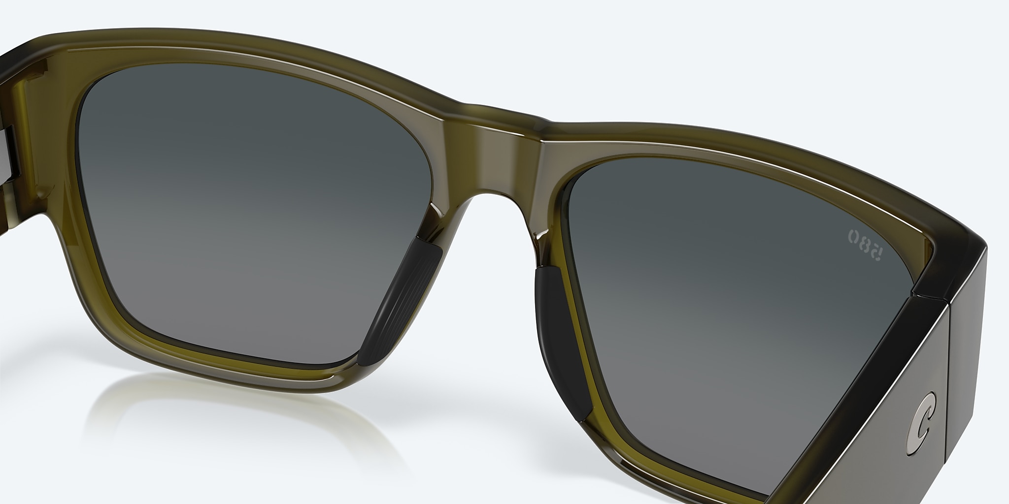 Sunglasses Costa Suenos XL (57-18) with Gray Gradient lens and Translucent Algae frame Image 7 of 7 Sunglasses Costa Suenos XL (57-18) with Gray Gradient lens and Translucent Algae frame Image 7 of 7