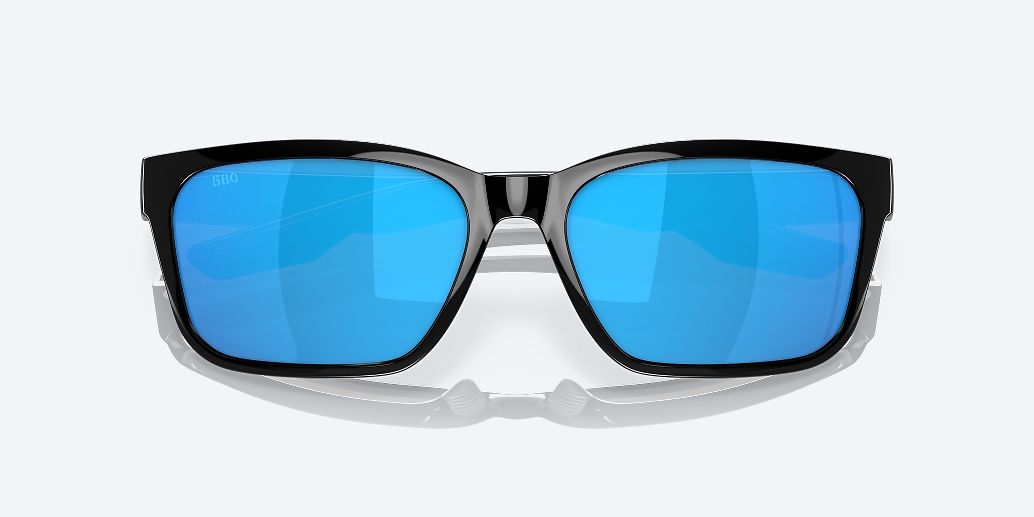 Sunglasses Costa Palmas XL (57-17) with Blue Mirror lens and Black frame Image 5 of 7 Sunglasses Costa Palmas XL (57-17) with Blue Mirror lens and Black frame Image 5 of 7