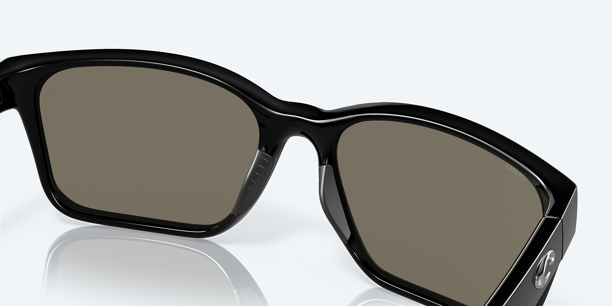 Sunglasses Costa Palmas XL (57-17) with Blue Mirror lens and Black frame Image 7 of 7 Sunglasses Costa Palmas XL (57-17) with Blue Mirror lens and Black frame Image 7 of 7