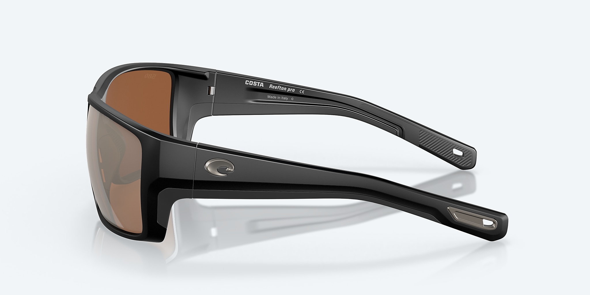 Sunglasses Costa Reefton PRO XL (63-15) with Copper Silver Mirror lens and Matte Black frame Image 3 of 7 Sunglasses Costa Reefton PRO XL (63-15) with Copper Silver Mirror lens and Matte Black frame Image 3 of 7