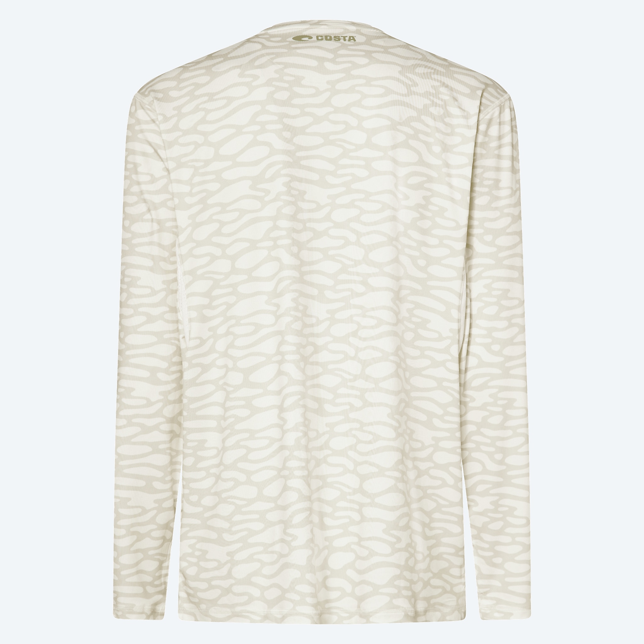 Apparel Water Print White Costa Ls Voyager Performance Shirt Image 2 of 4 Apparel Water Print White Costa Ls Voyager Performance Shirt Image 2 of 4