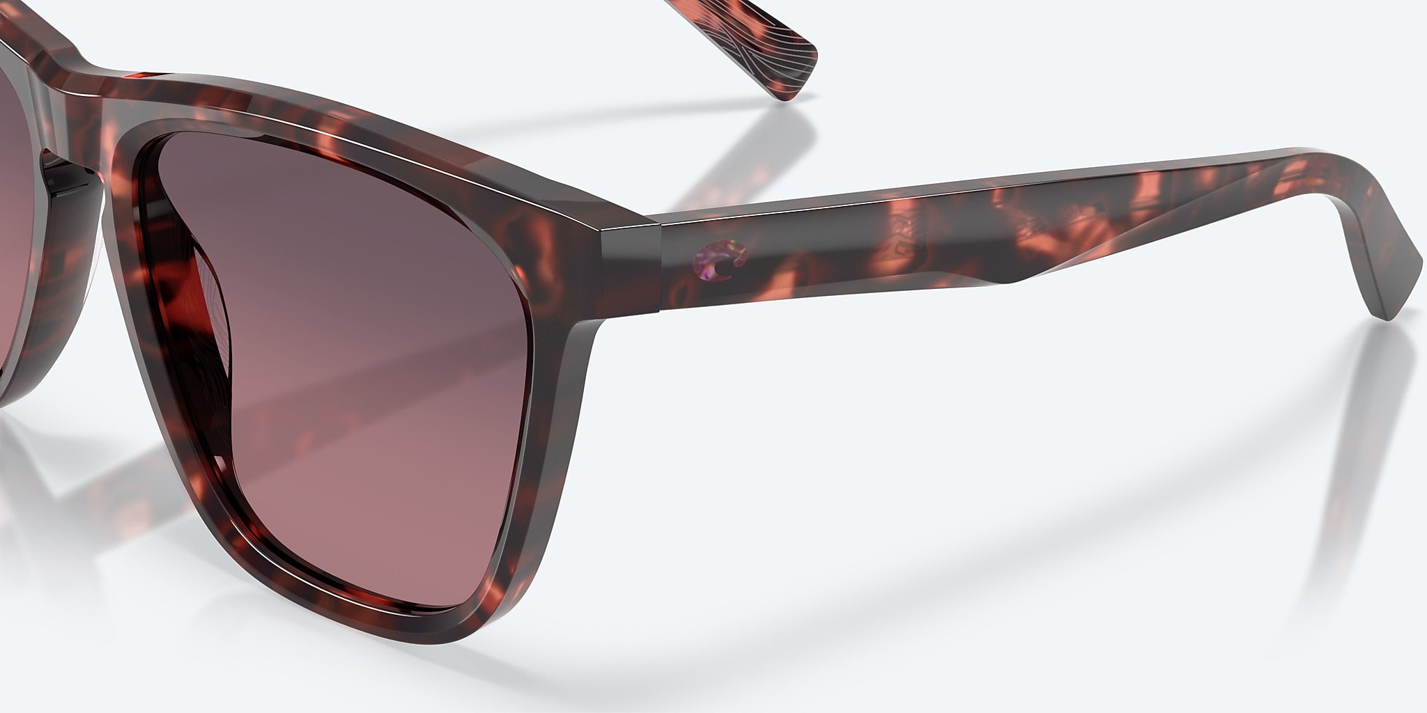 Sunglasses Costa Ulu L (56-17) with Rose Gradient lens and Sunset Tortoise frame Image 6 of 7 Sunglasses Costa Ulu L (56-17) with Rose Gradient lens and Sunset Tortoise frame Image 6 of 7