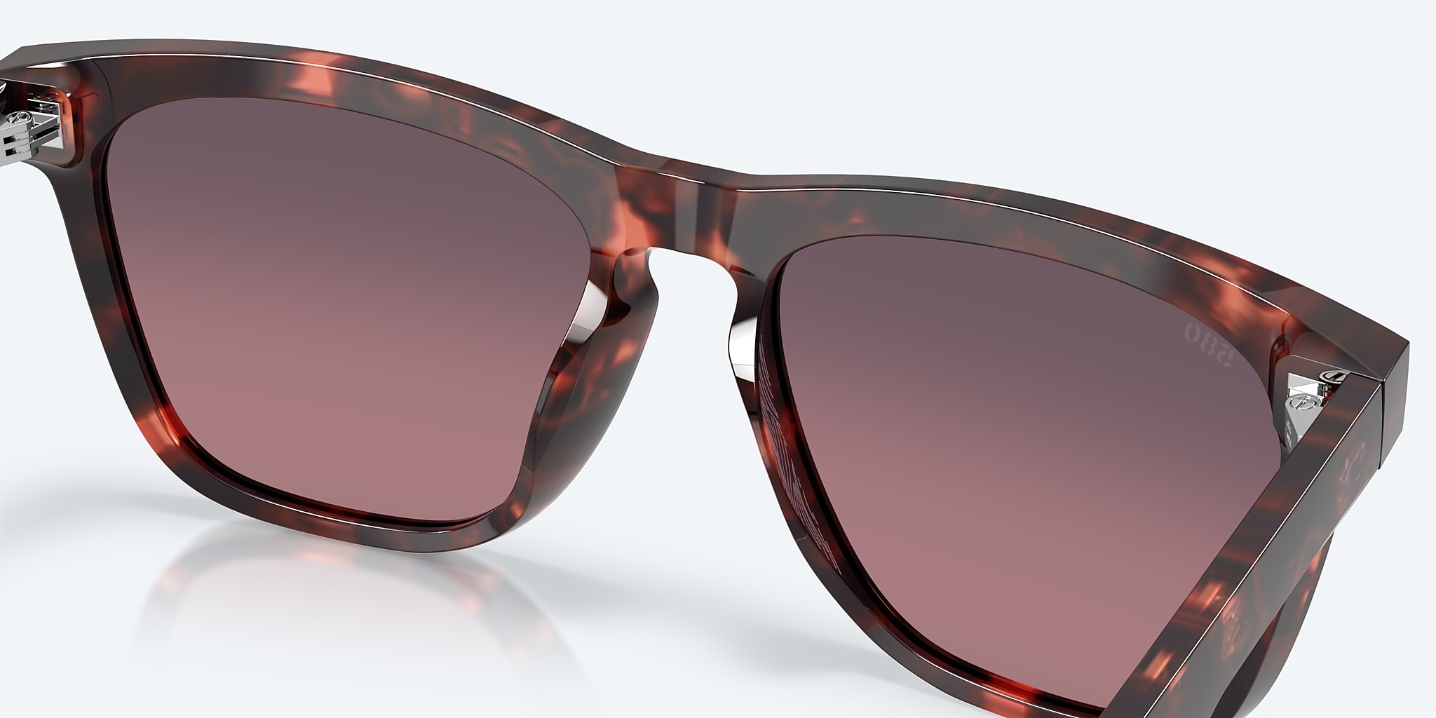 Sunglasses Costa Ulu L (56-17) with Rose Gradient lens and Sunset Tortoise frame Image 7 of 7 Sunglasses Costa Ulu L (56-17) with Rose Gradient lens and Sunset Tortoise frame Image 7 of 7