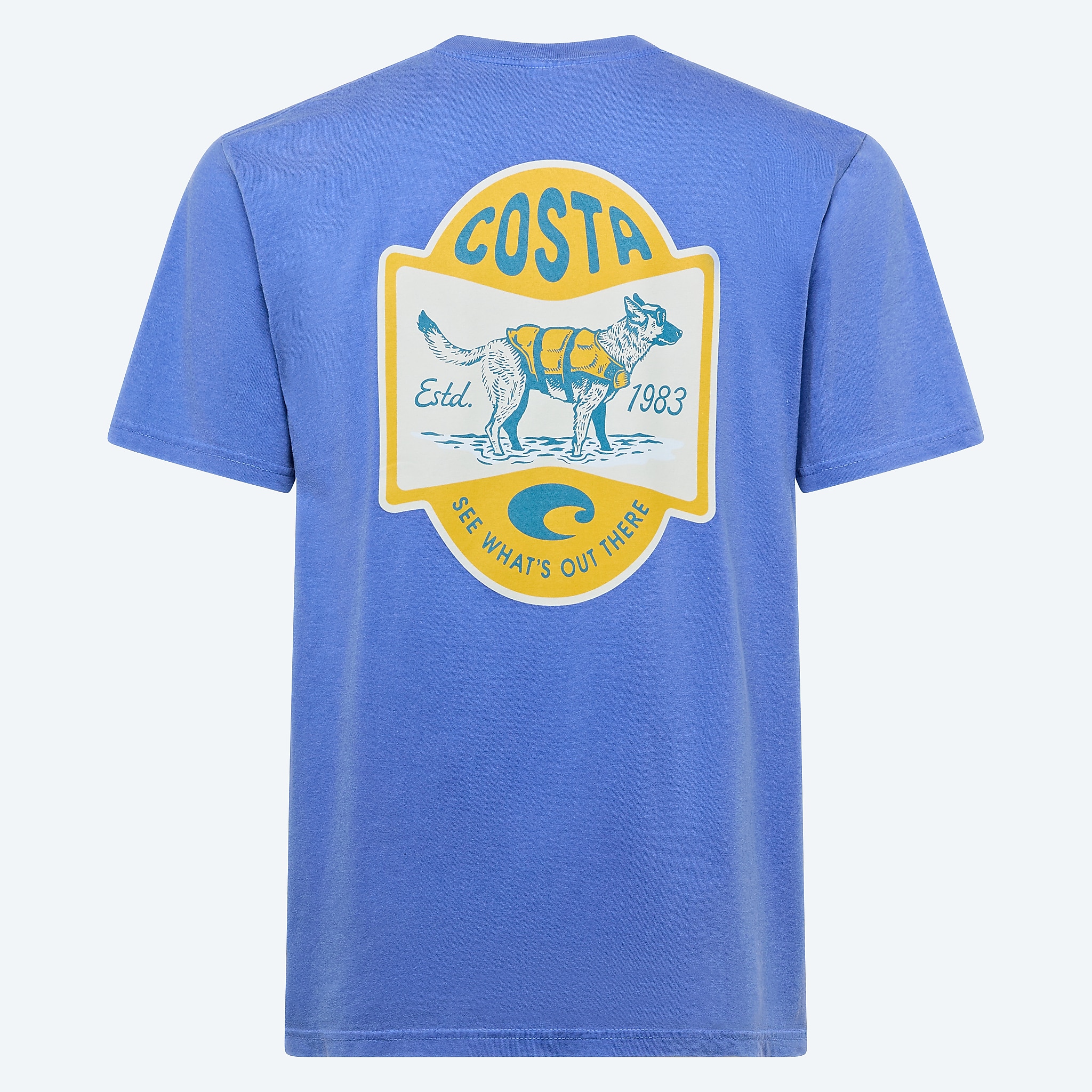 Apparel Channel Blue Costa Canine Club Pocket Image 1 of 2