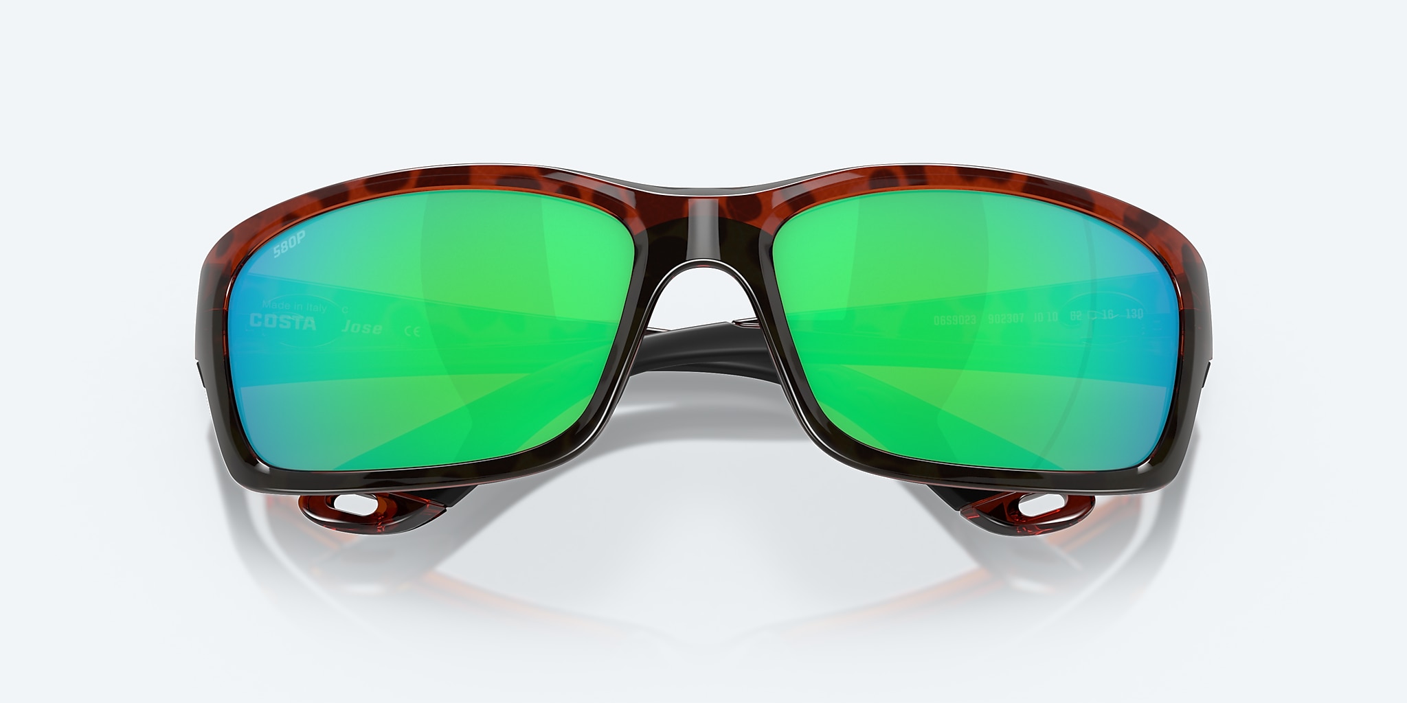 Sunglasses Costa Jose L (62-16) with Green Mirror lens and Tortoise frame Image 5 of 8 Sunglasses Costa Jose L (62-16) with Green Mirror lens and Tortoise frame Image 5 of 8