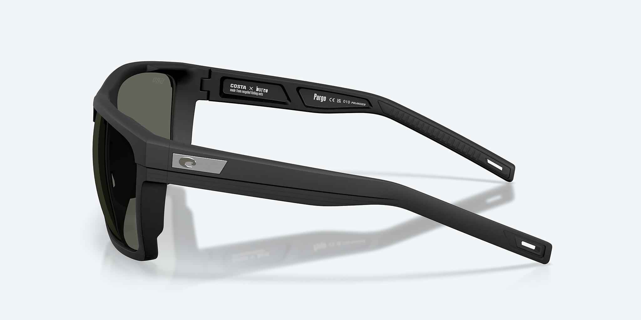 Lunettes de soleil Costa Pargo L (61-17) avec Gris verre et Netplus Black monture Image 3 de 7 Lunettes de soleil Costa Pargo L (61-17) avec Gris verre et Netplus Black monture Image 3 de 7