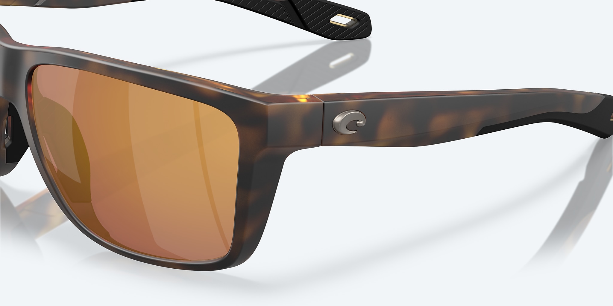 Sunglasses Costa Broadbill II L (58-15) with Gold Mirror lens and Matte Tortoise frame Image 6 of 7 Sunglasses Costa Broadbill II L (58-15) with Gold Mirror lens and Matte Tortoise frame Image 6 of 7