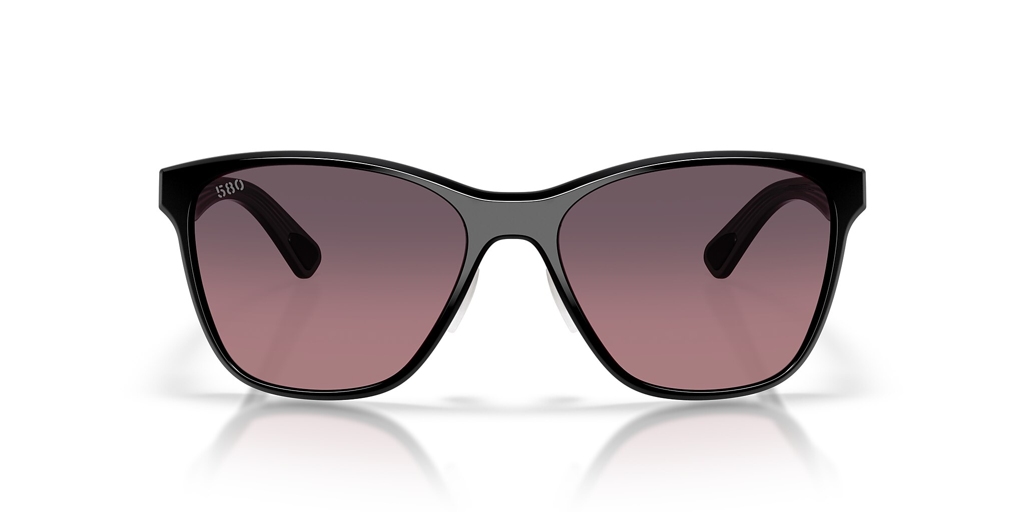 Costa Luna Nueva L (57-16) with Rose Gradient lenses and Black