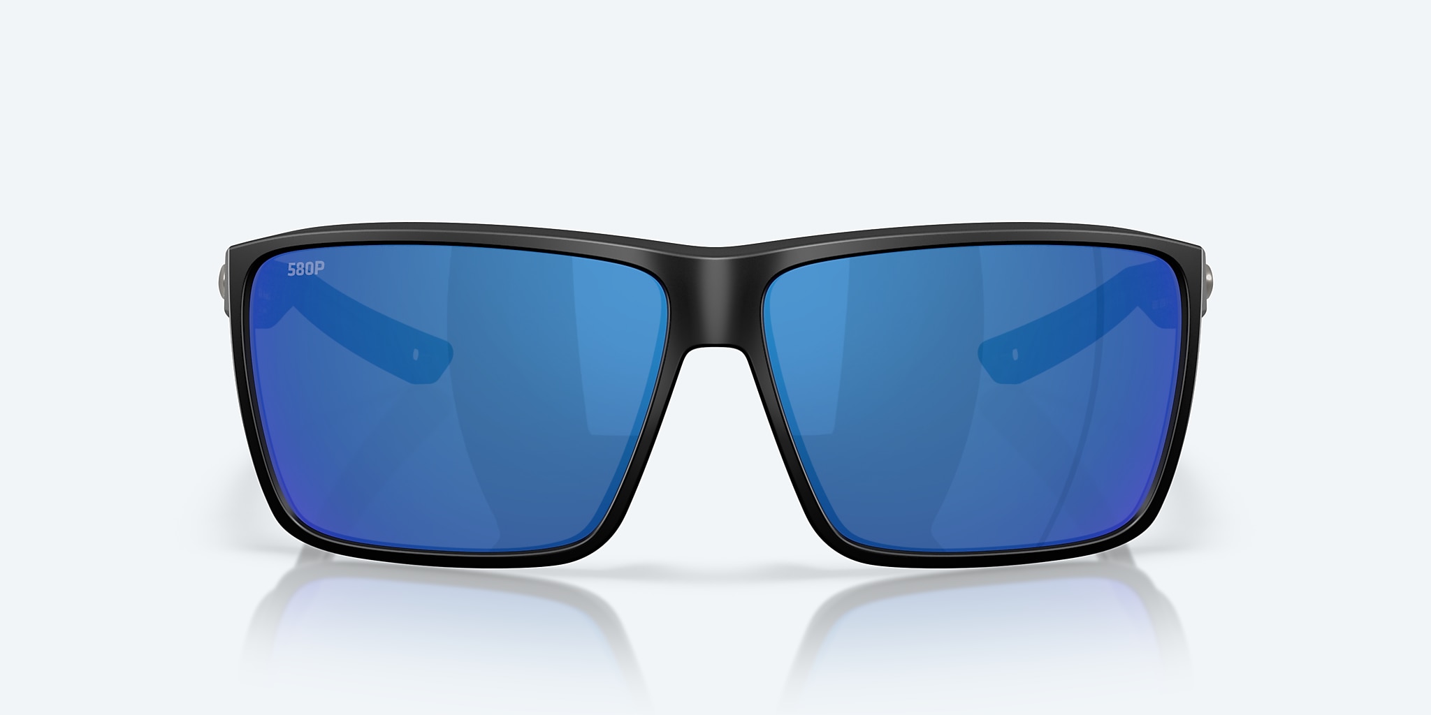 Sunglasses Costa Rincon II XL (64-11) with Blue Mirror lens and Matte Black frame Image 2 of 8 Sunglasses Costa Rincon II XL (64-11) with Blue Mirror lens and Matte Black frame Image 2 of 8