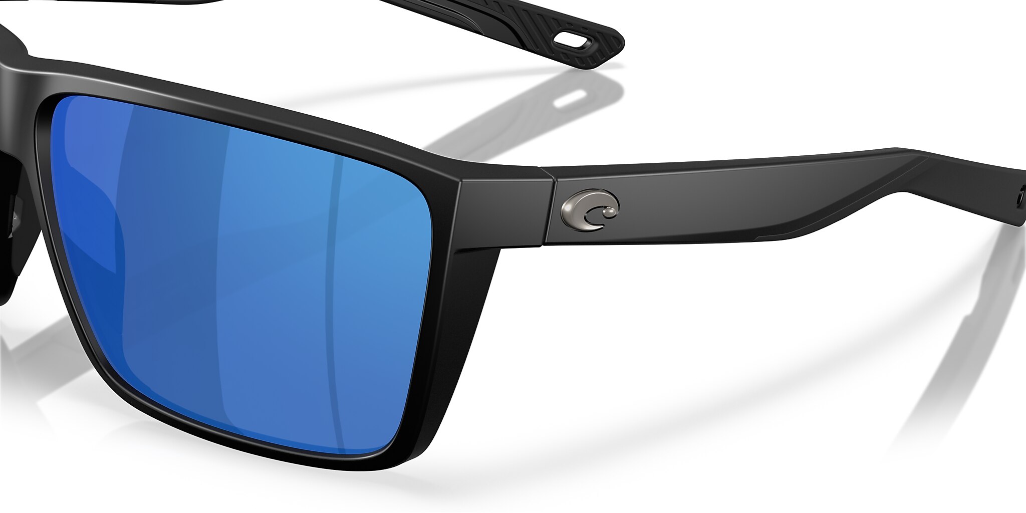 Costa Rincon II XL (64-11) with Blue Mirror lenses and Matte Black