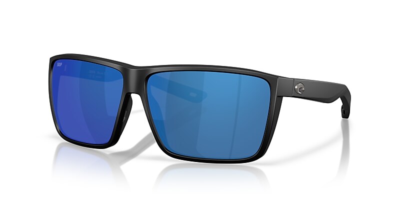 Costa Rincon II XL (64-11) with Blue Mirror lenses and Matte Black