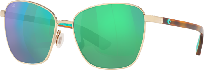 Costa Paloma XL (58-16) with Green Mirror lenses and Shiny Gold