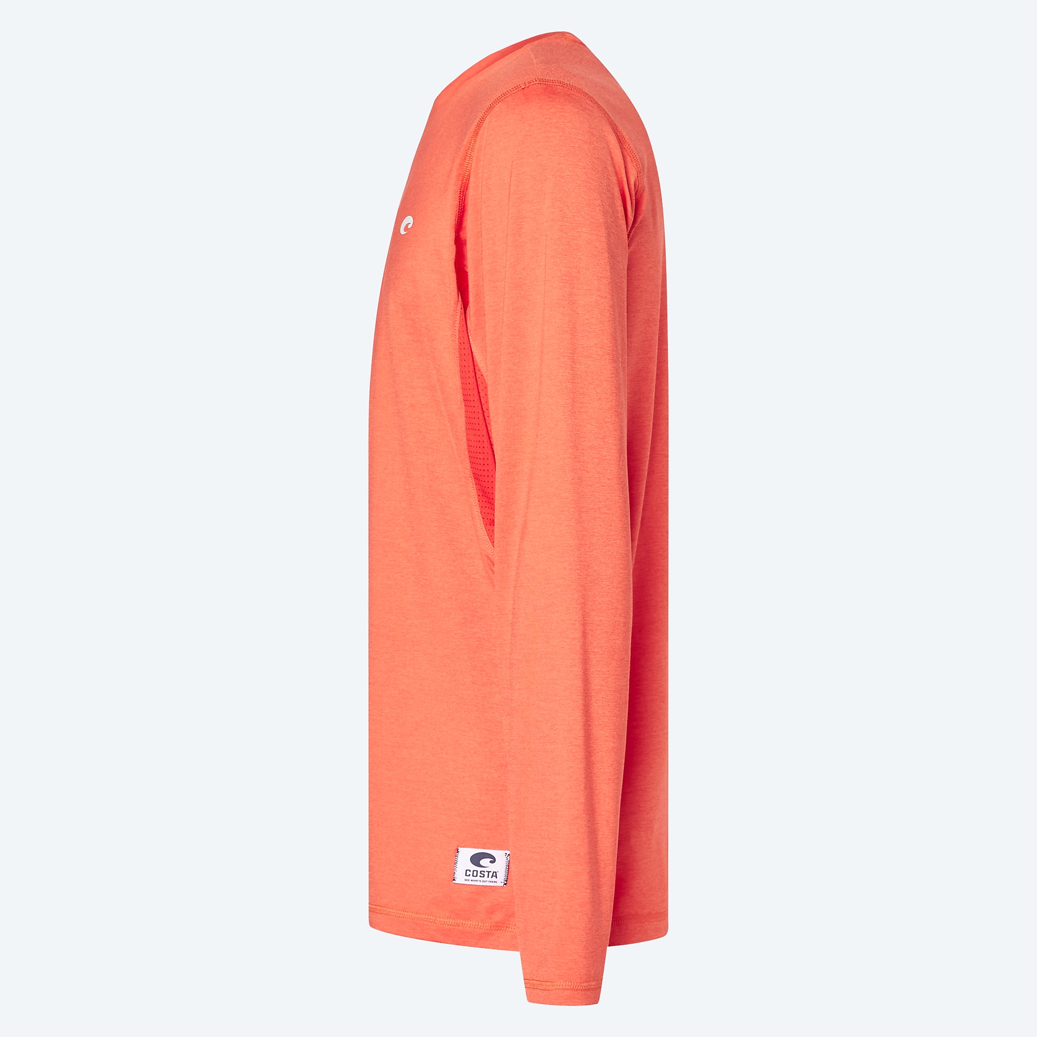Apparel Heather Sunset Costa LS Voyager Performance Shirt Image 3 of 5 Apparel Heather Sunset Costa LS Voyager Performance Shirt Image 3 of 5