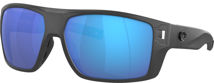 Costa Diego XL (62-14) with Blue Mirror lenses and Matte Gray