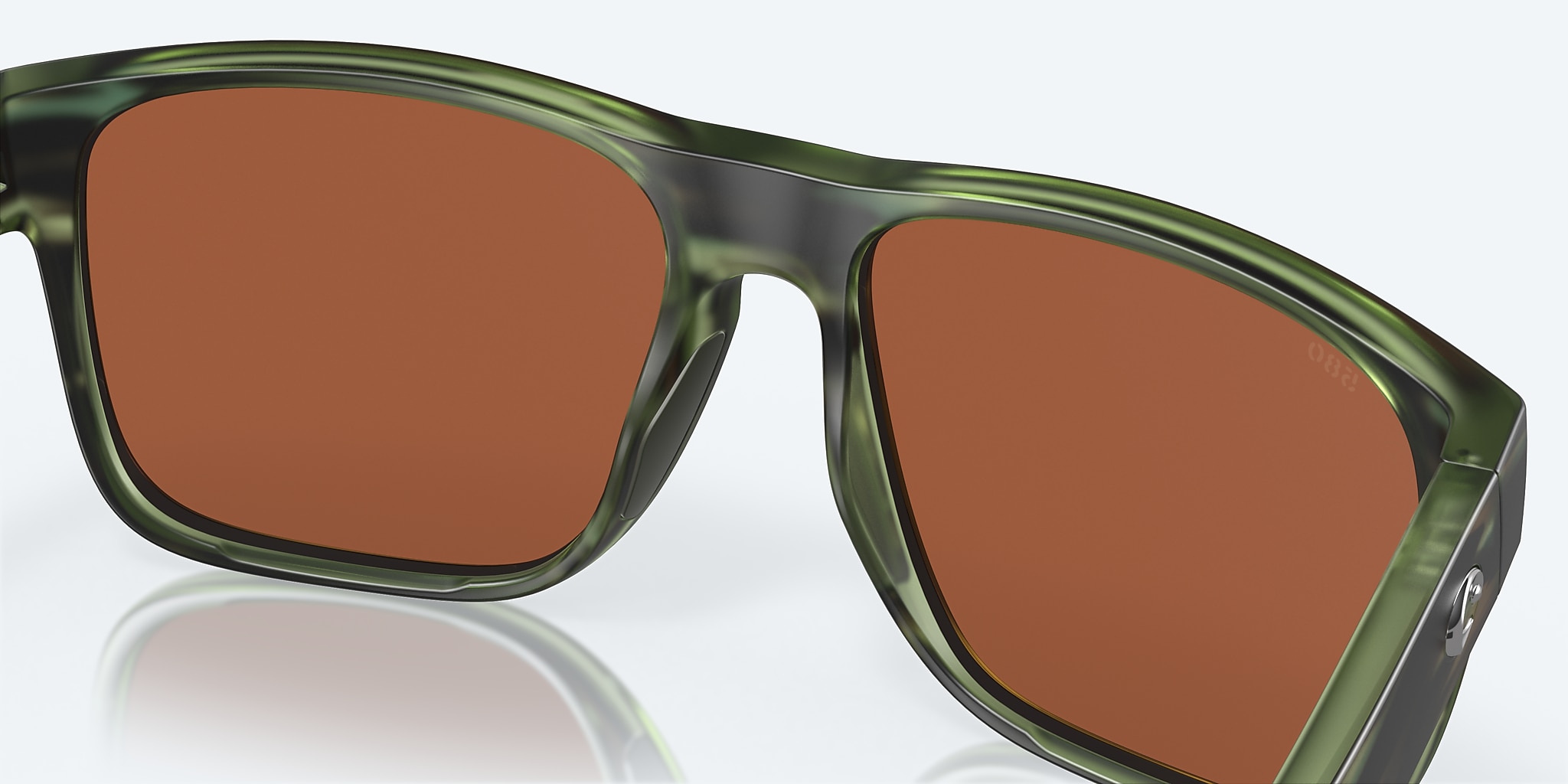Sunglasses Costa Spearo XL XXL (59-17) with Green Mirror lens and Matte Reef frame Image 7 of 7 Sunglasses Costa Spearo XL XXL (59-17) with Green Mirror lens and Matte Reef frame Image 7 of 7
