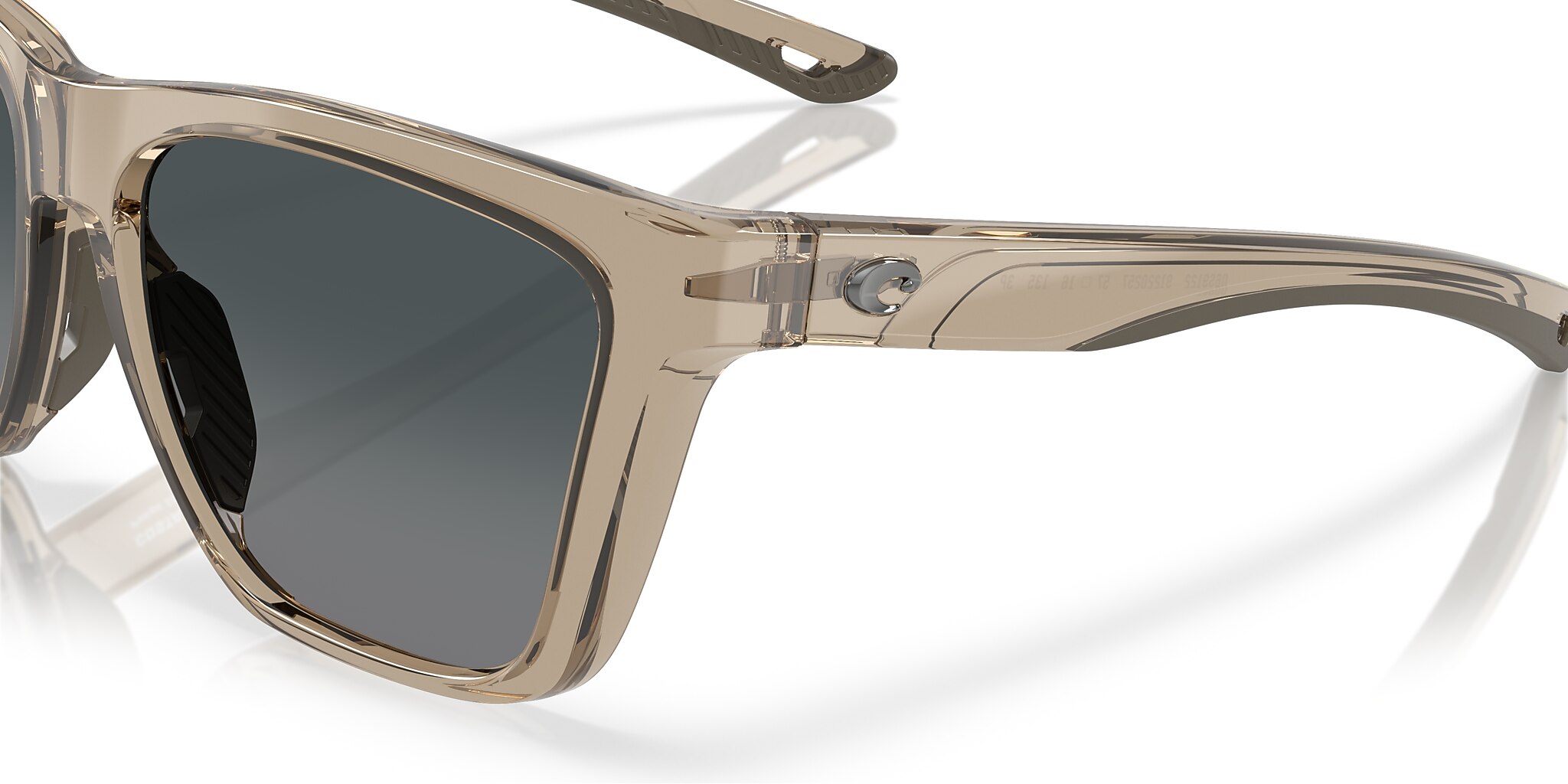 Costa Panga II XL (57-16) with Gray Gradient lenses and Taupe