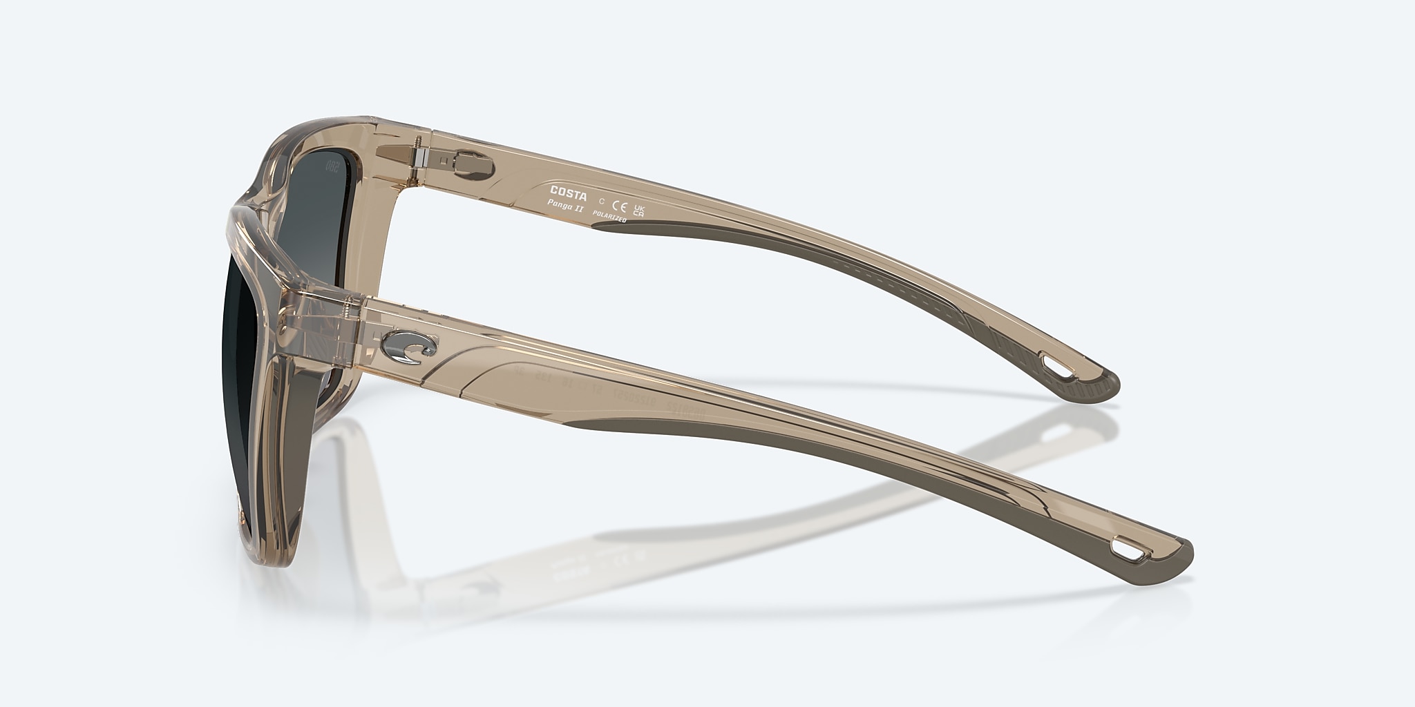 Sunglasses Costa Panga II XL (57-16) with Gray Gradient lens and Taupe frame Image 3 of 9 Sunglasses Costa Panga II XL (57-16) with Gray Gradient lens and Taupe frame Image 3 of 9
