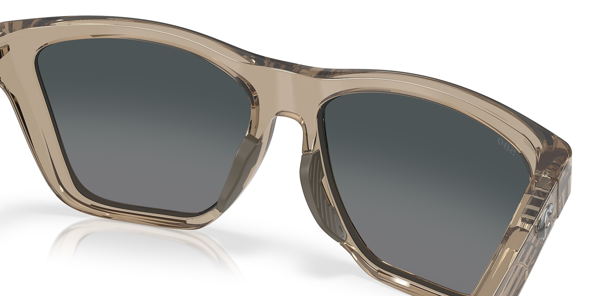 Costa Panga II XL (57-16) with Gray Gradient lenses and Taupe
