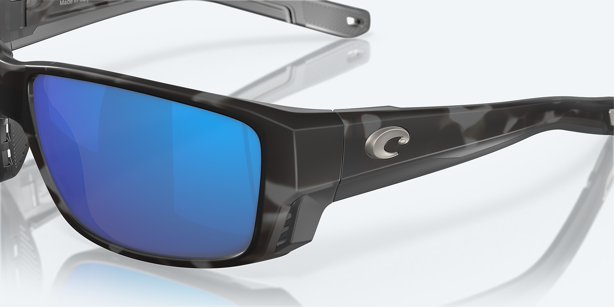 Sunglasses Costa Tuna Alley PRO L (60-16) with Blue Mirror lens and Tiger Shark frame Image 6 of 7 Sunglasses Costa Tuna Alley PRO L (60-16) with Blue Mirror lens and Tiger Shark frame Image 6 of 7