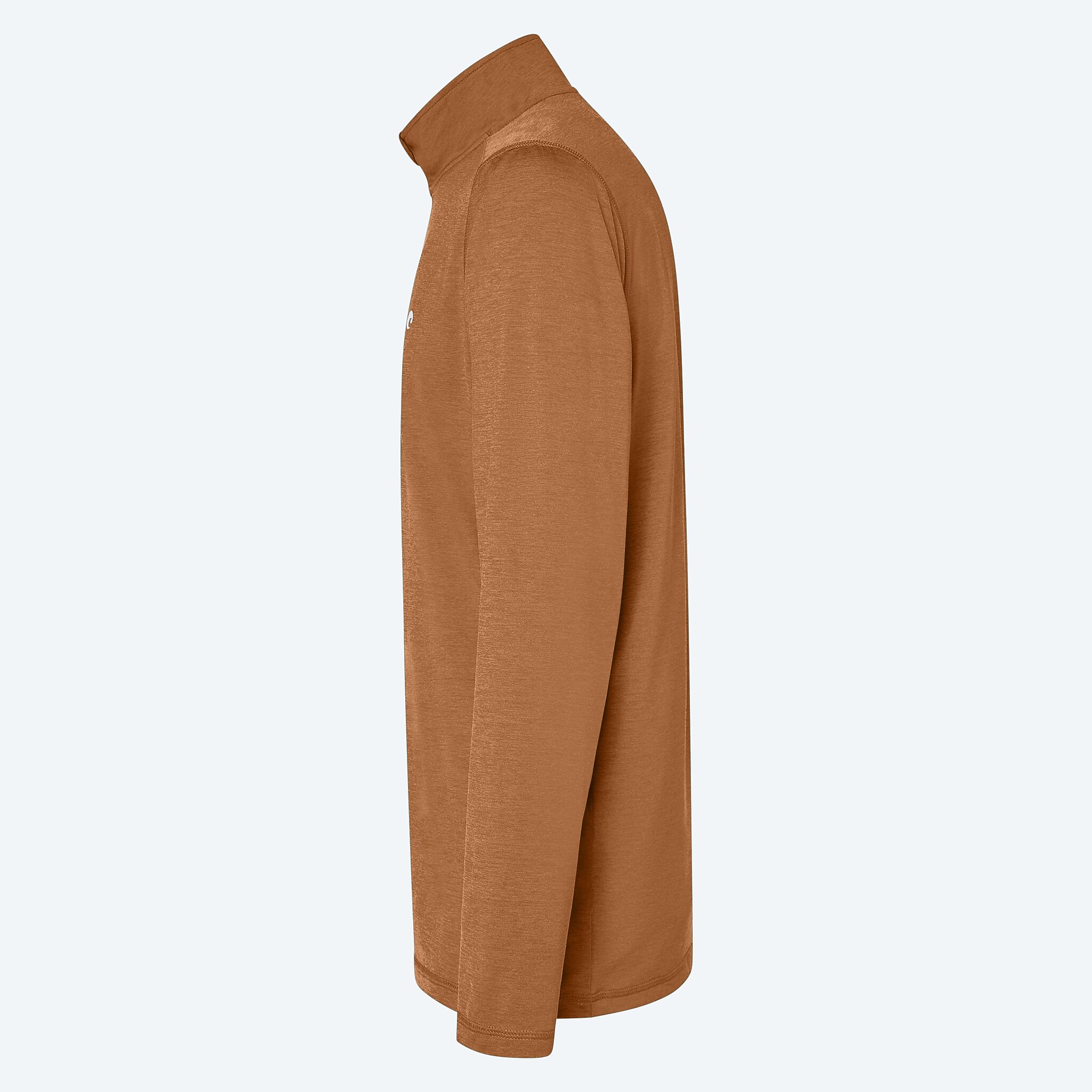 Apparel Rust Heather Costa Voyager Quarter-Zip Pullover Image 3 of 6 Apparel Rust Heather Costa Voyager Quarter-Zip Pullover Image 3 of 6