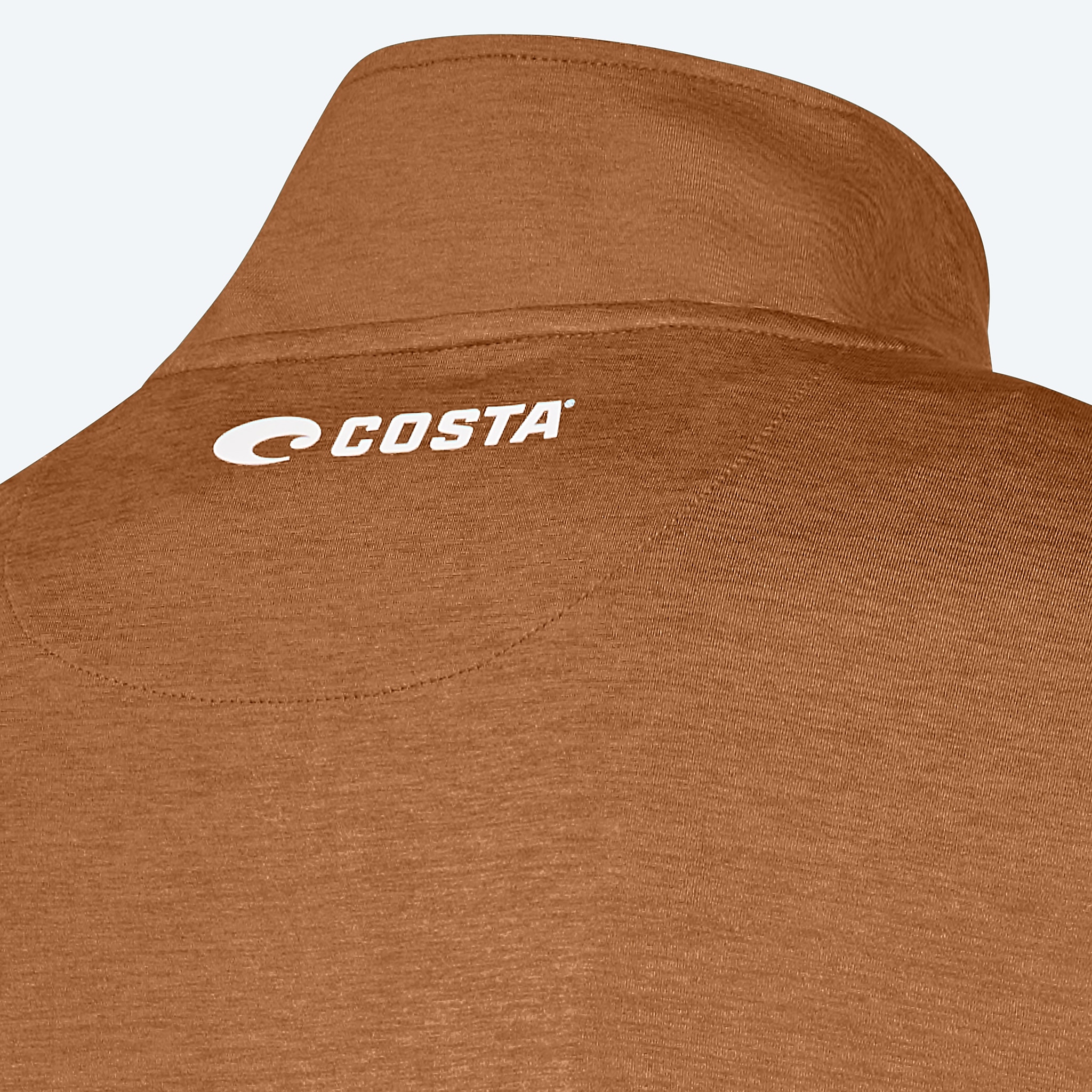 Apparel Rust Heather Costa Voyager Quarter-Zip Pullover Image 5 of 6 Apparel Rust Heather Costa Voyager Quarter-Zip Pullover Image 5 of 6