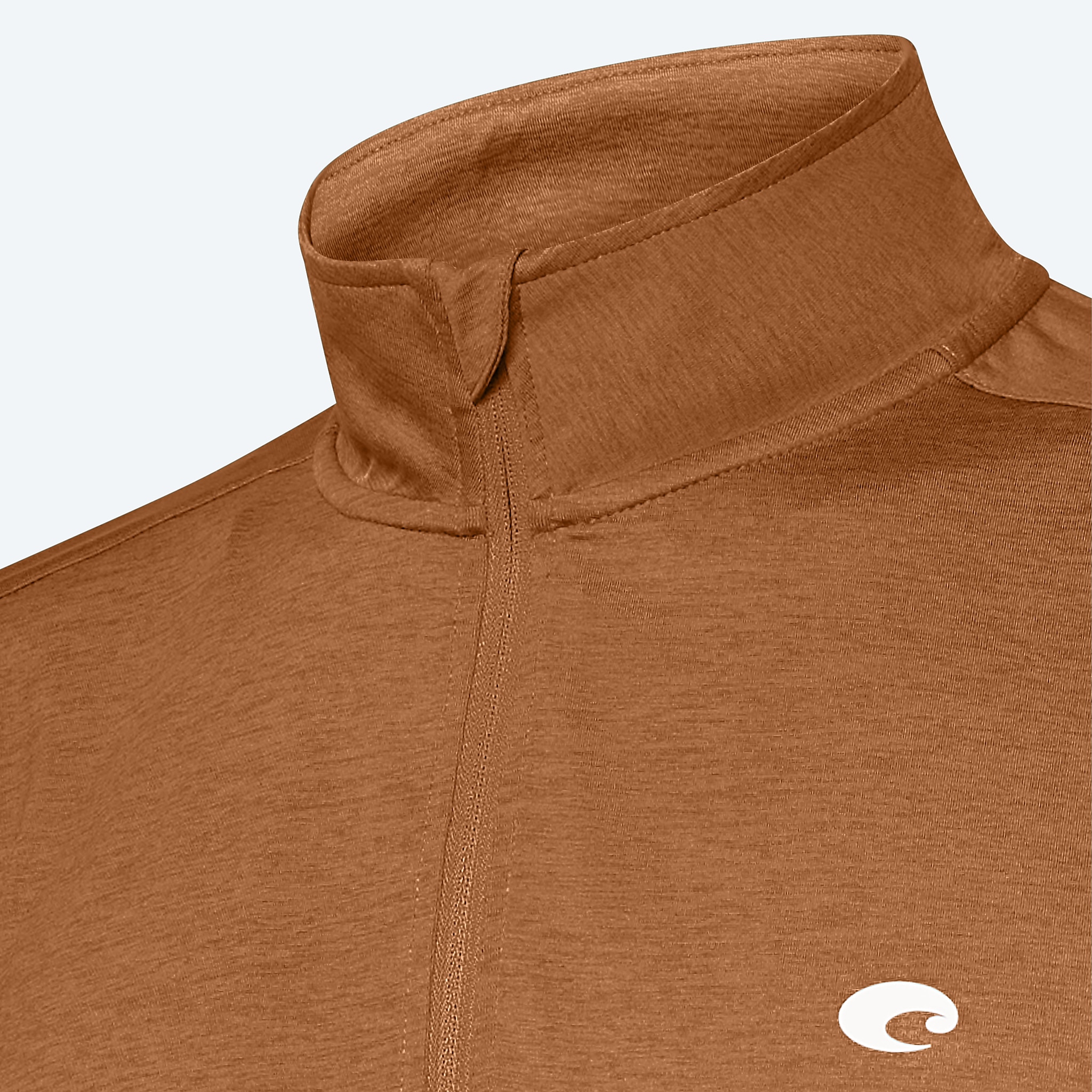 Apparel Rust Heather Costa Voyager Quarter-Zip Pullover Image 6 of 6 Apparel Rust Heather Costa Voyager Quarter-Zip Pullover Image 6 of 6