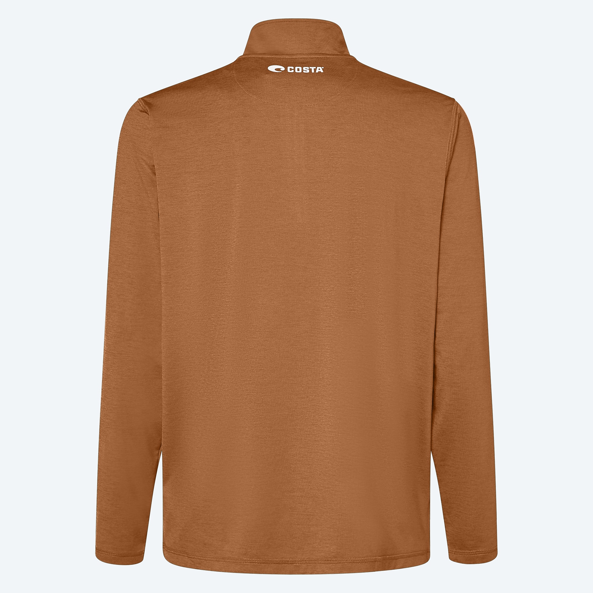 Apparel Rust Heather Costa Voyager Quarter-Zip Pullover Image 2 of 6 Apparel Rust Heather Costa Voyager Quarter-Zip Pullover Image 2 of 6