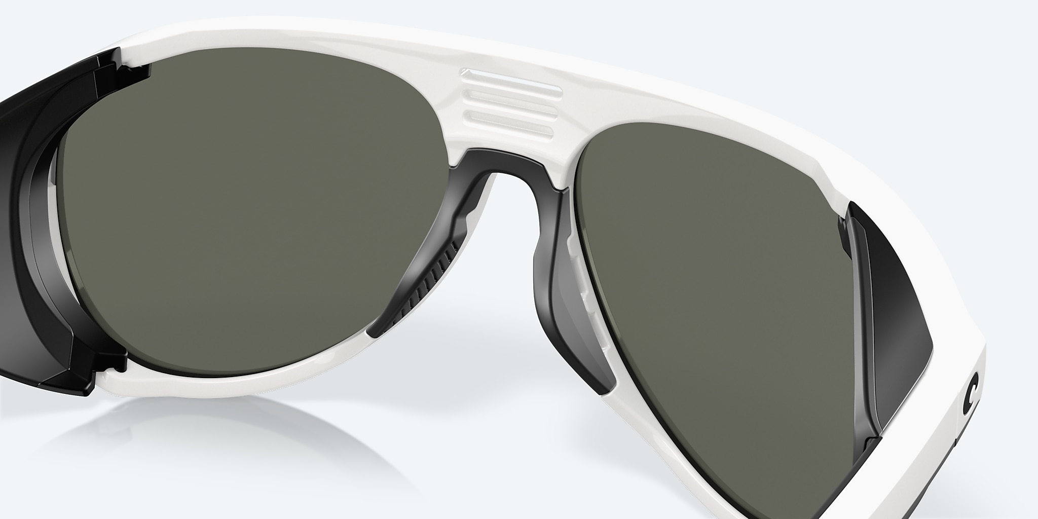 Sunglasses Costa Grand Catalina XL (59-15) with Gray lens and Hull White frame Image 7 of 8 Sunglasses Costa Grand Catalina XL (59-15) with Gray lens and Hull White frame Image 7 of 8
