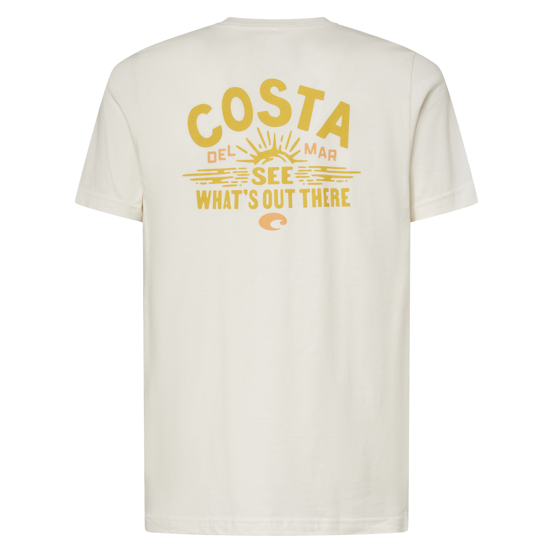 Costa Del Mar Men's Dawn Patrol T-Shirt, Small, Vintage White