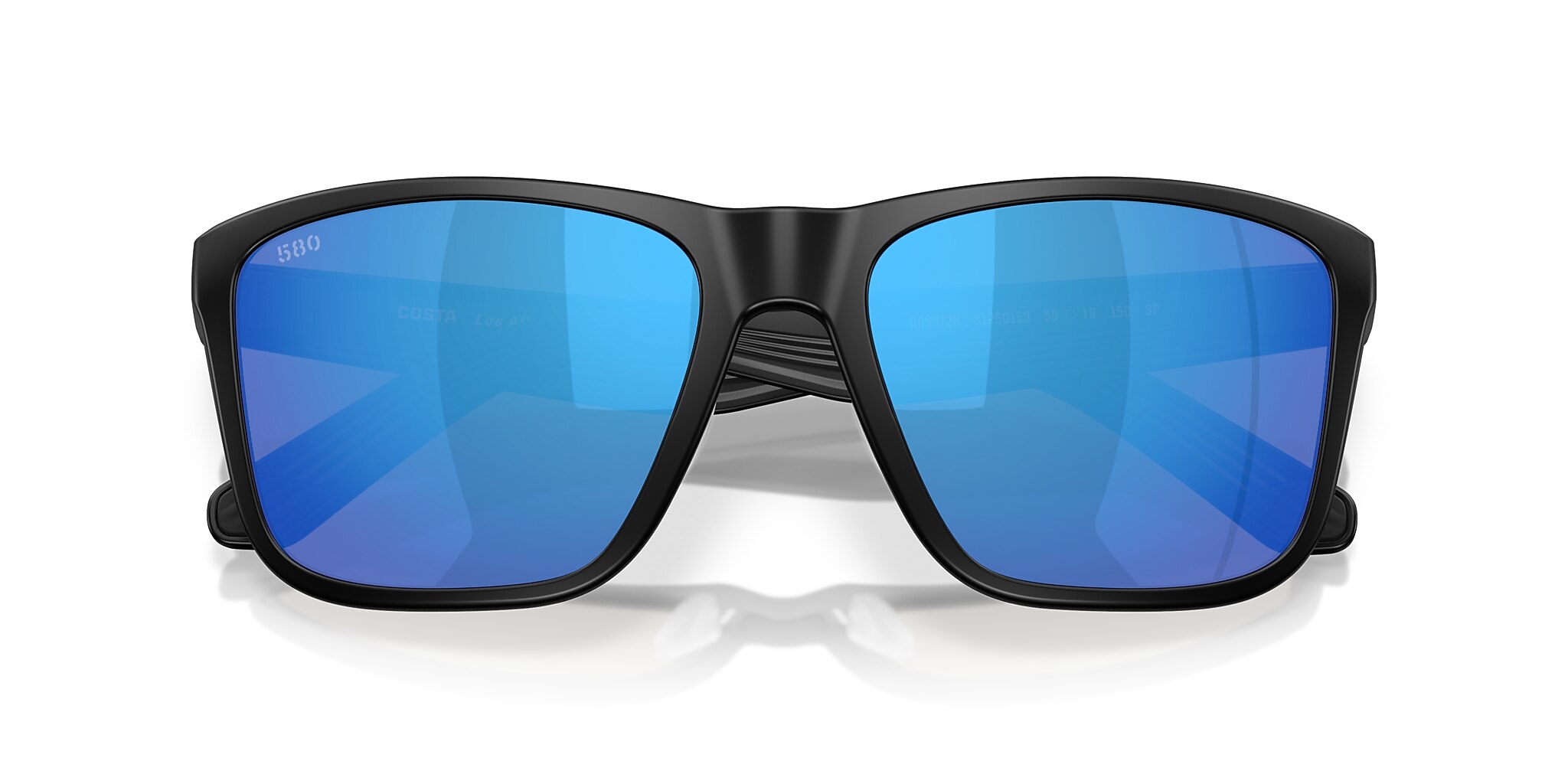 Costa Los Alijos XL (59-18) with Blue Mirror lenses and Matte