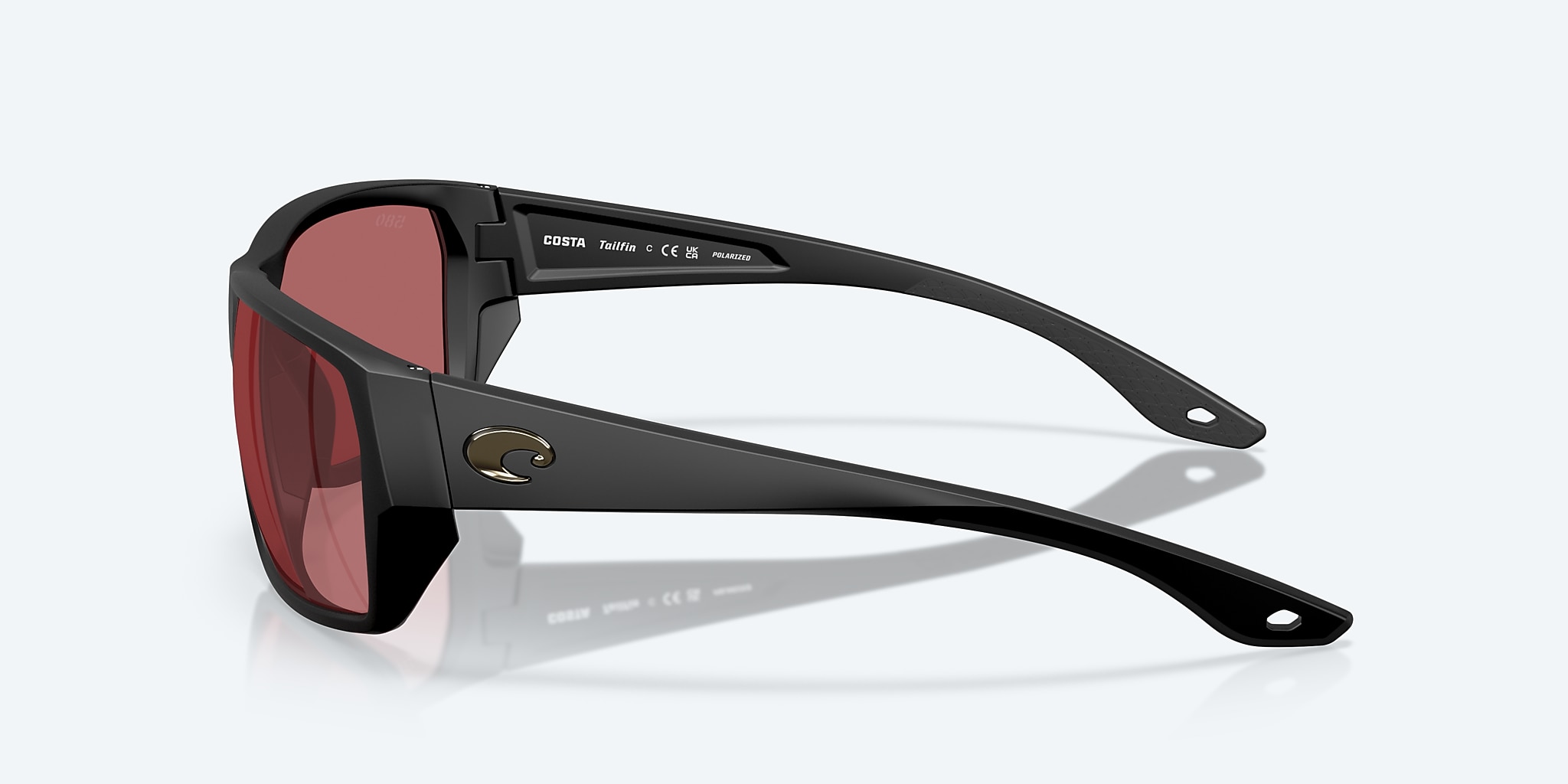 Sunglasses Costa Tailfin M (60-17) with Rose lens and Matte Black frame Image 3 of 7 Sunglasses Costa Tailfin M (60-17) with Rose lens and Matte Black frame Image 3 of 7