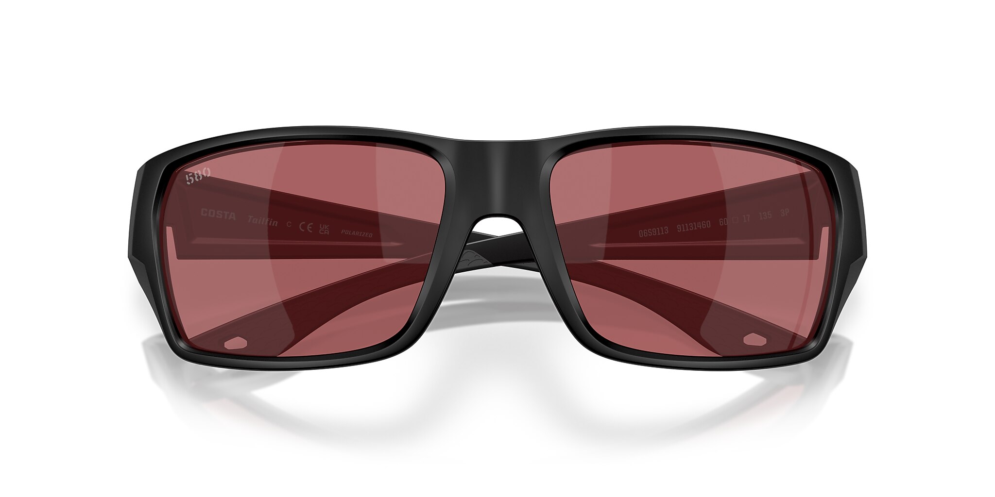 Costa Tailfin M (60-17) with Rose lenses and Matte Black frame