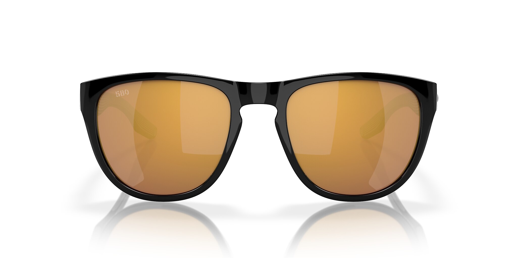 oldCartier ゴールドフレーム サングラス 55-20 Costa Irie XL (55-20) with Gold Mirror lenses and Black frame