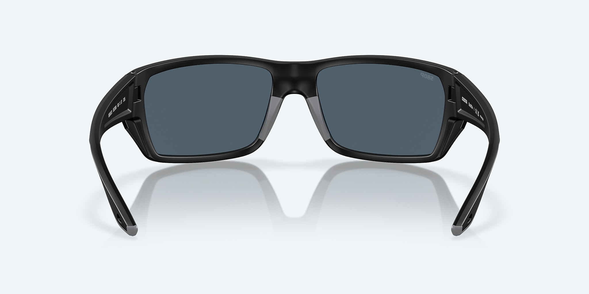 Sunglasses Costa Tailfin S (57-17) with Gray lens and Matte Black frame Image 4 of 7 Sunglasses Costa Tailfin S (57-17) with Gray lens and Matte Black frame Image 4 of 7