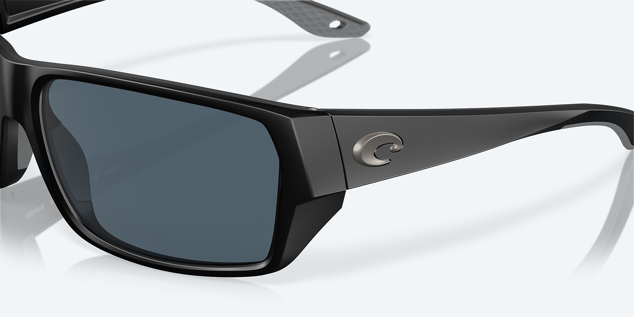 Sunglasses Costa Tailfin S (57-17) with Gray lens and Matte Black frame Image 6 of 7 Sunglasses Costa Tailfin S (57-17) with Gray lens and Matte Black frame Image 6 of 7