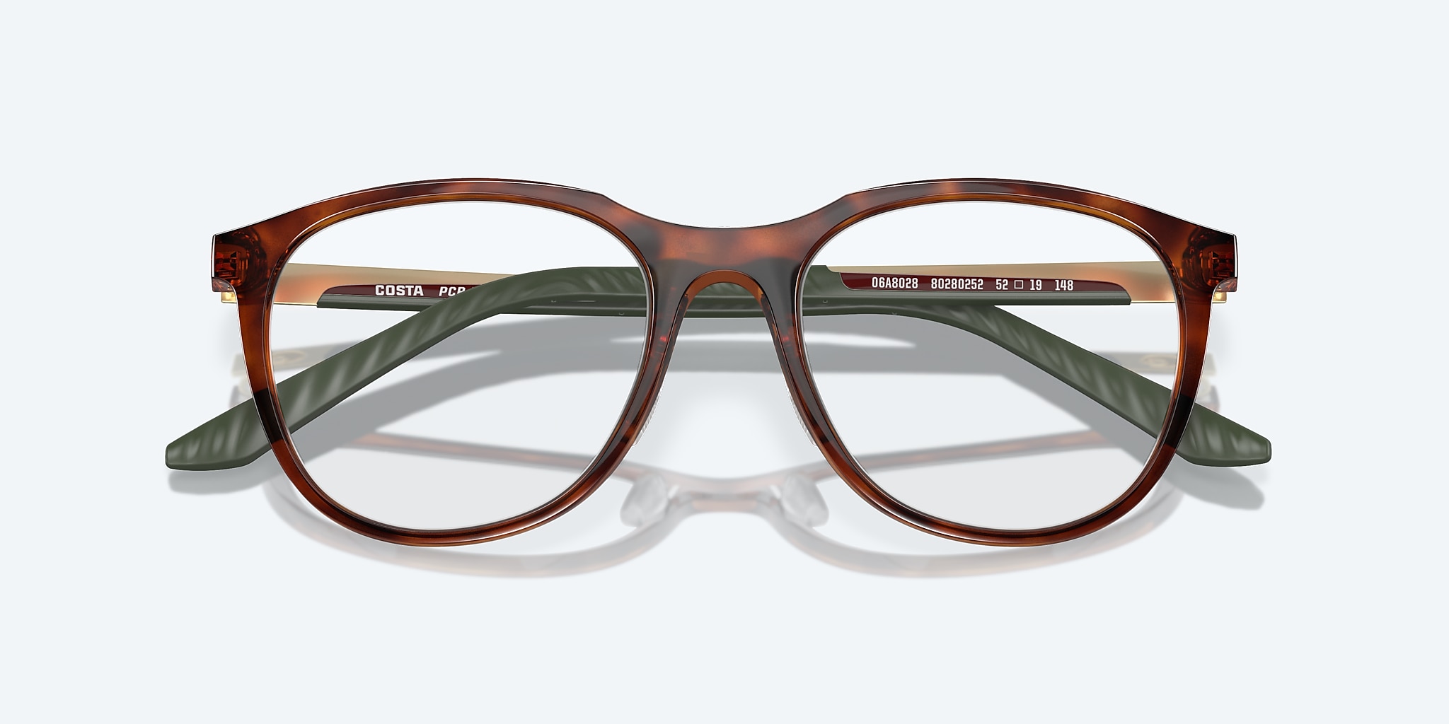 Eyeglasses Costa Pacific Rise 420 L (52-19) with DEMO LENS lens and Tortoise frame Image 5 of 7 Eyeglasses Costa Pacific Rise 420 L (52-19) with DEMO LENS lens and Tortoise frame Image 5 of 7
