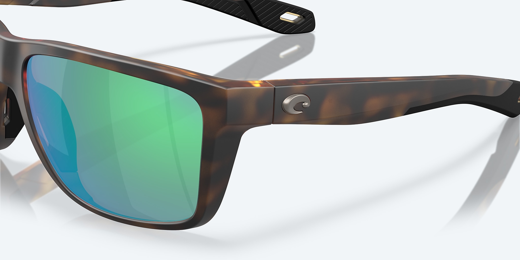 Sunglasses Costa Broadbill II L (58-15) with Green Mirror lens and Matte Tortoise frame Image 6 of 7 Sunglasses Costa Broadbill II L (58-15) with Green Mirror lens and Matte Tortoise frame Image 6 of 7