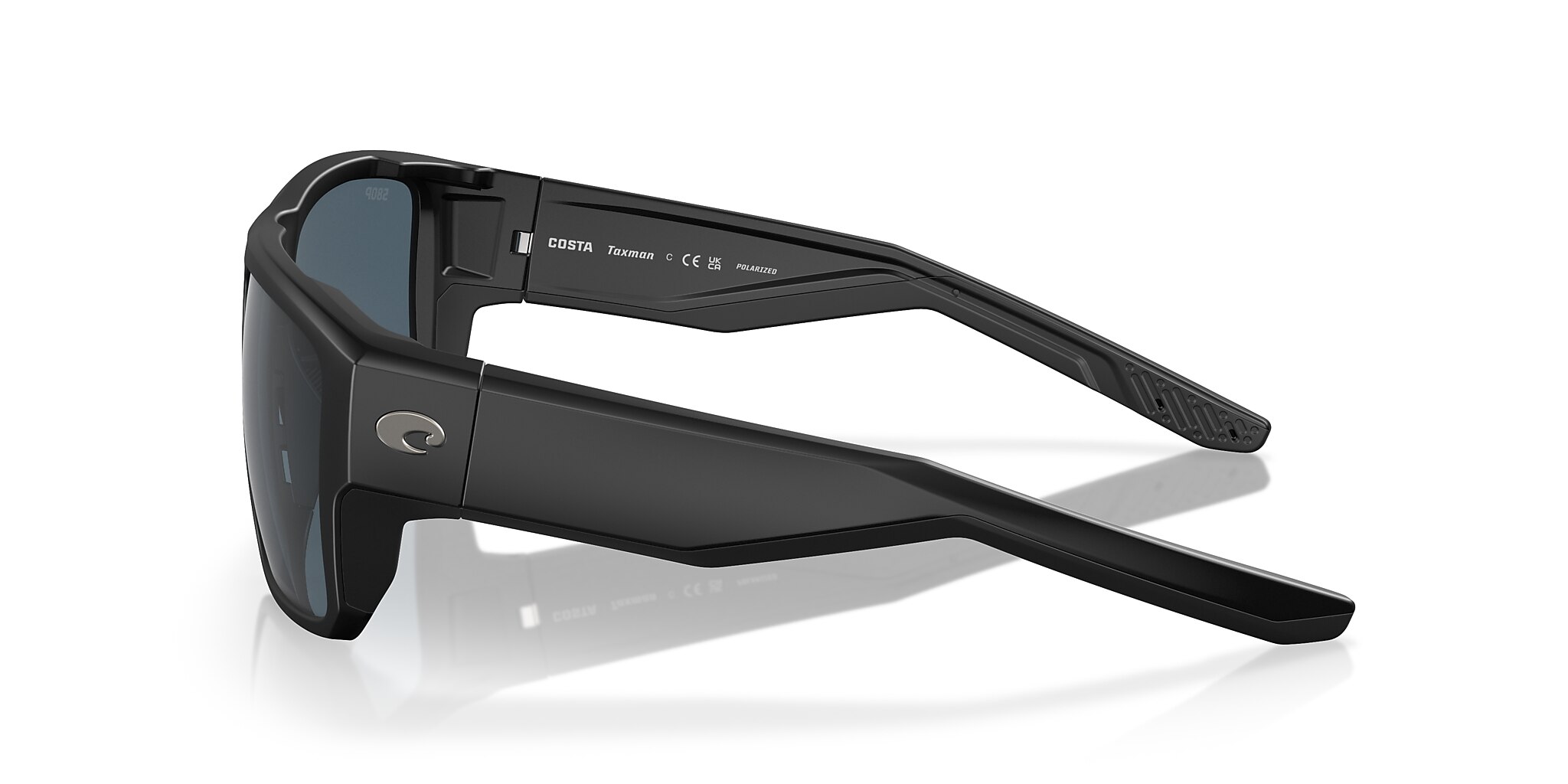 Costa Taxman L (59-16) with Gray lenses and Matte Black frame