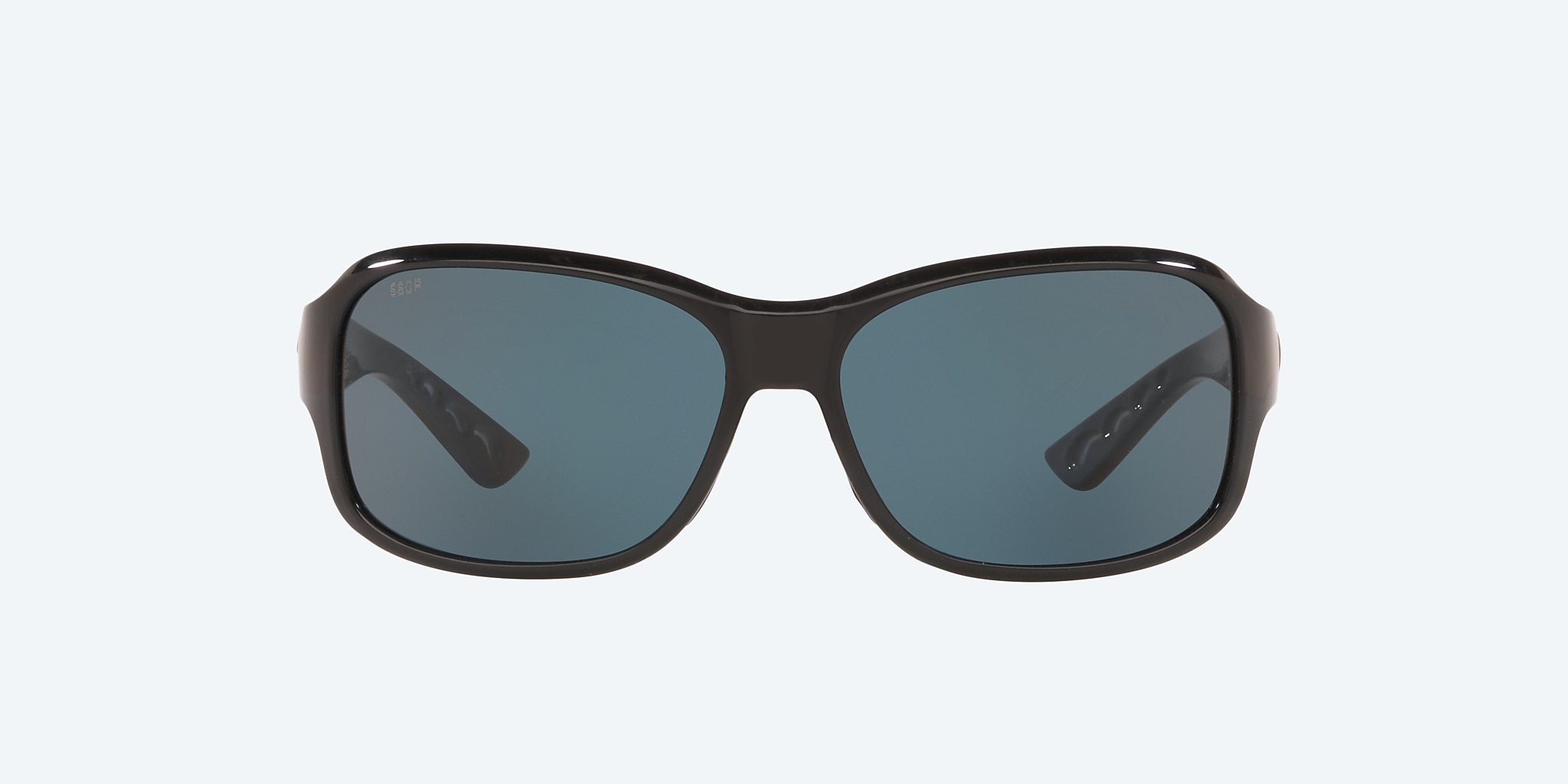 Sunglasses Costa Inlet S (58-14) with Gray lens and Shiny Black frame Image 2 of 4
