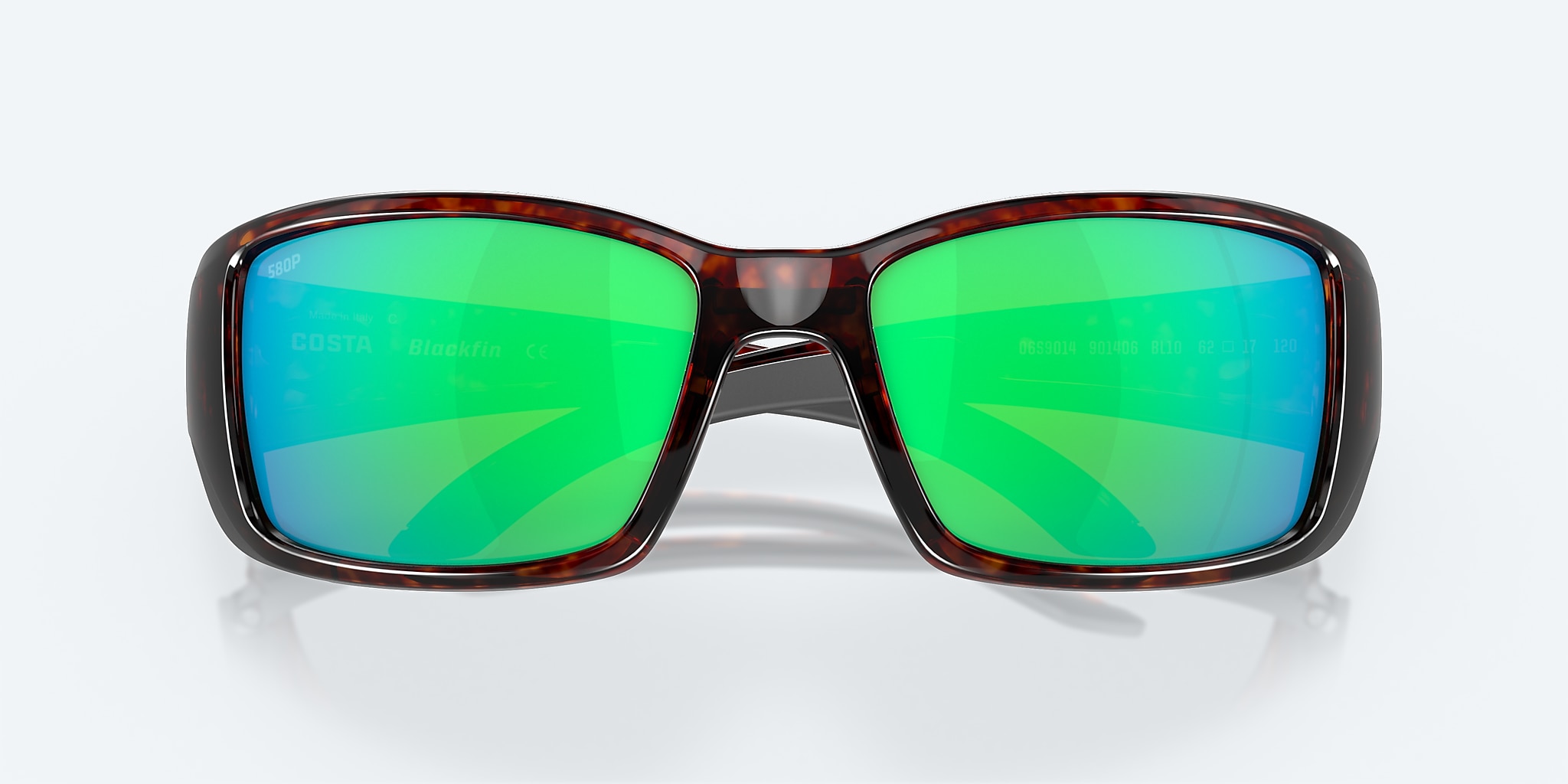 Sunglasses Costa Blackfin L (62-17) with Green Mirror lens and Tortoise frame Image 5 of 7 Sunglasses Costa Blackfin L (62-17) with Green Mirror lens and Tortoise frame Image 5 of 7