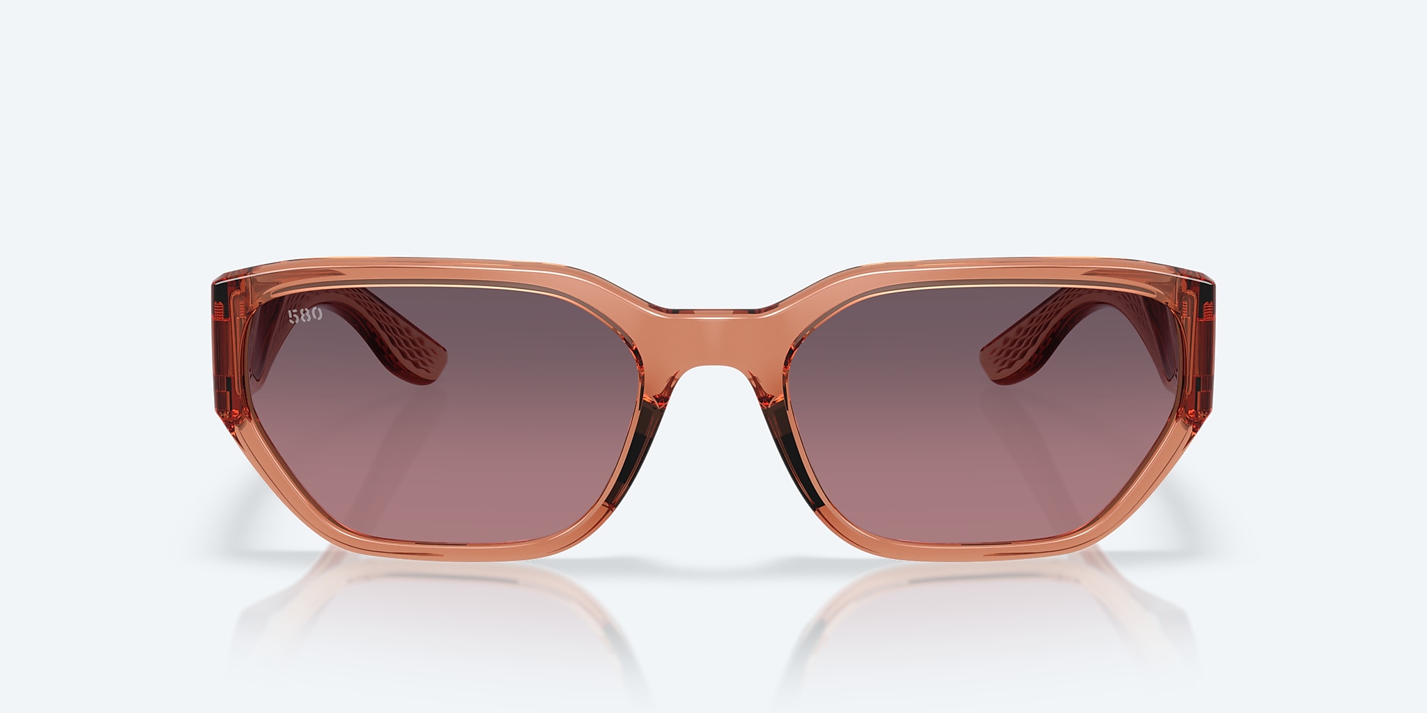 Sunglasses Costa Clemente XL (58-19) with Rose Gradient lens and Translucent Pink Sands frame Image 2 of 7 Sunglasses Costa Clemente XL (58-19) with Rose Gradient lens and Translucent Pink Sands frame Image 2 of 7